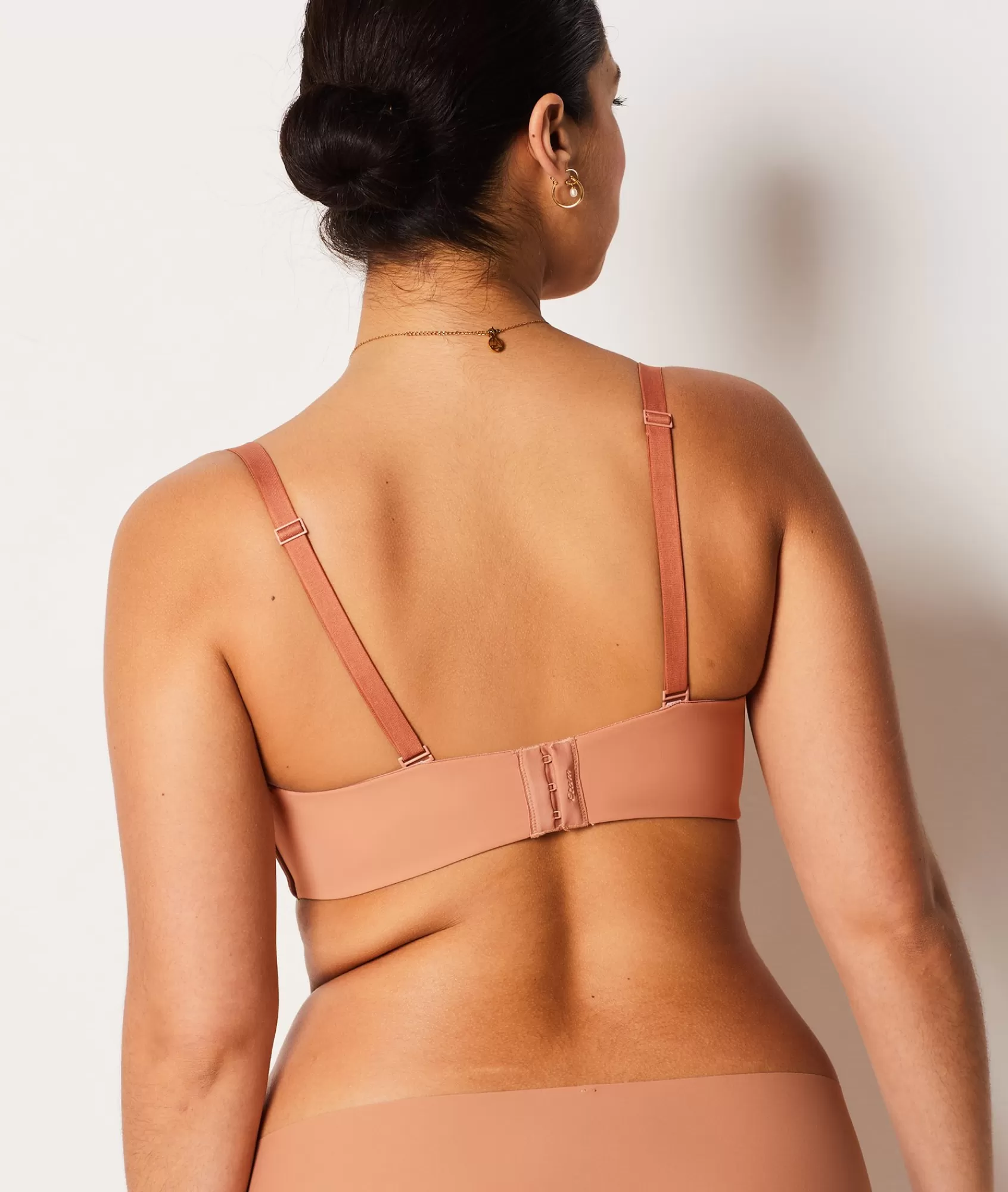 Etam Bandeau Bras>Lightly Lined Bra With Removable Straps, C-Cup