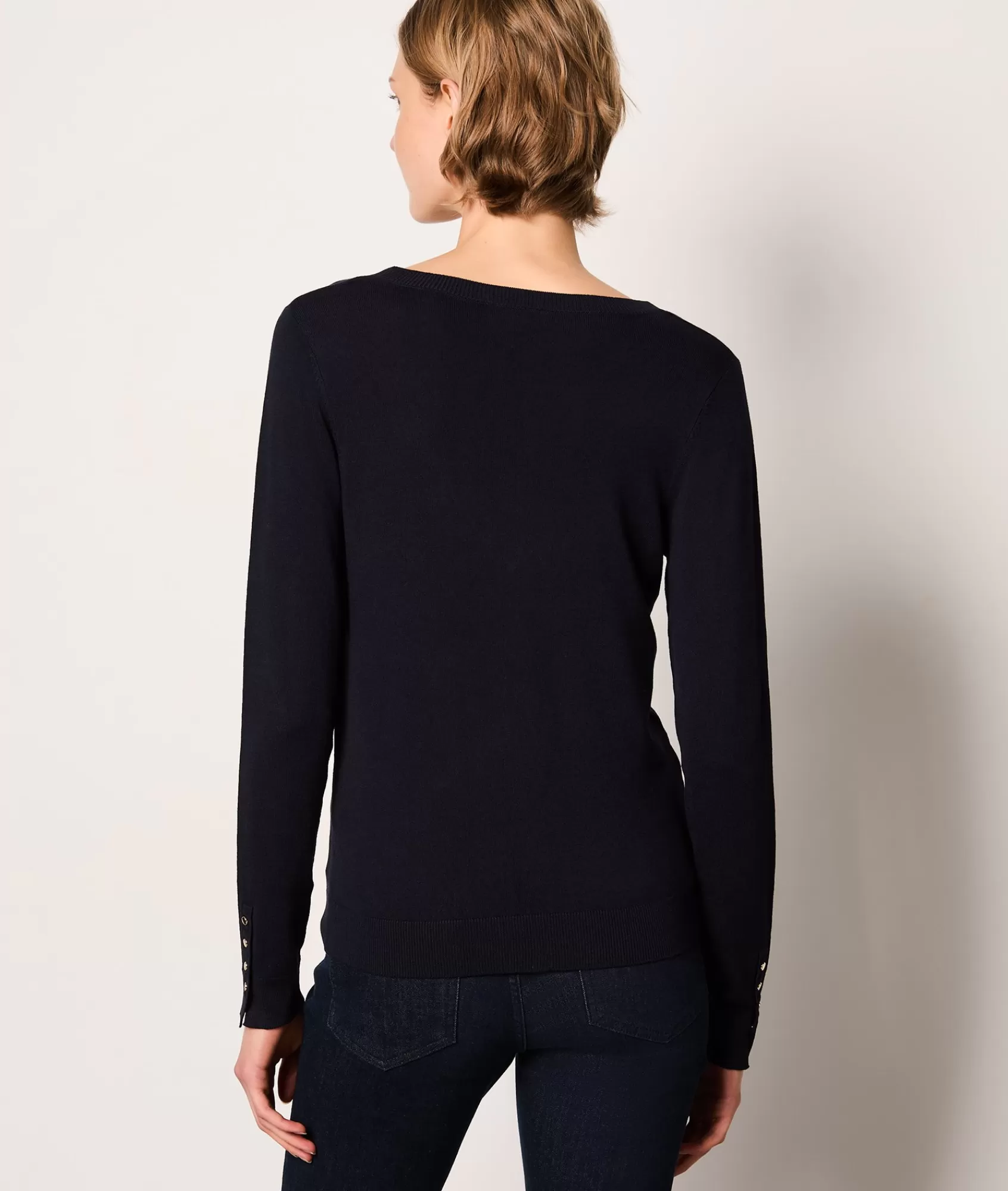Etam Long Sleeves | V-necks>Long Sleeve V-Neck Sweater