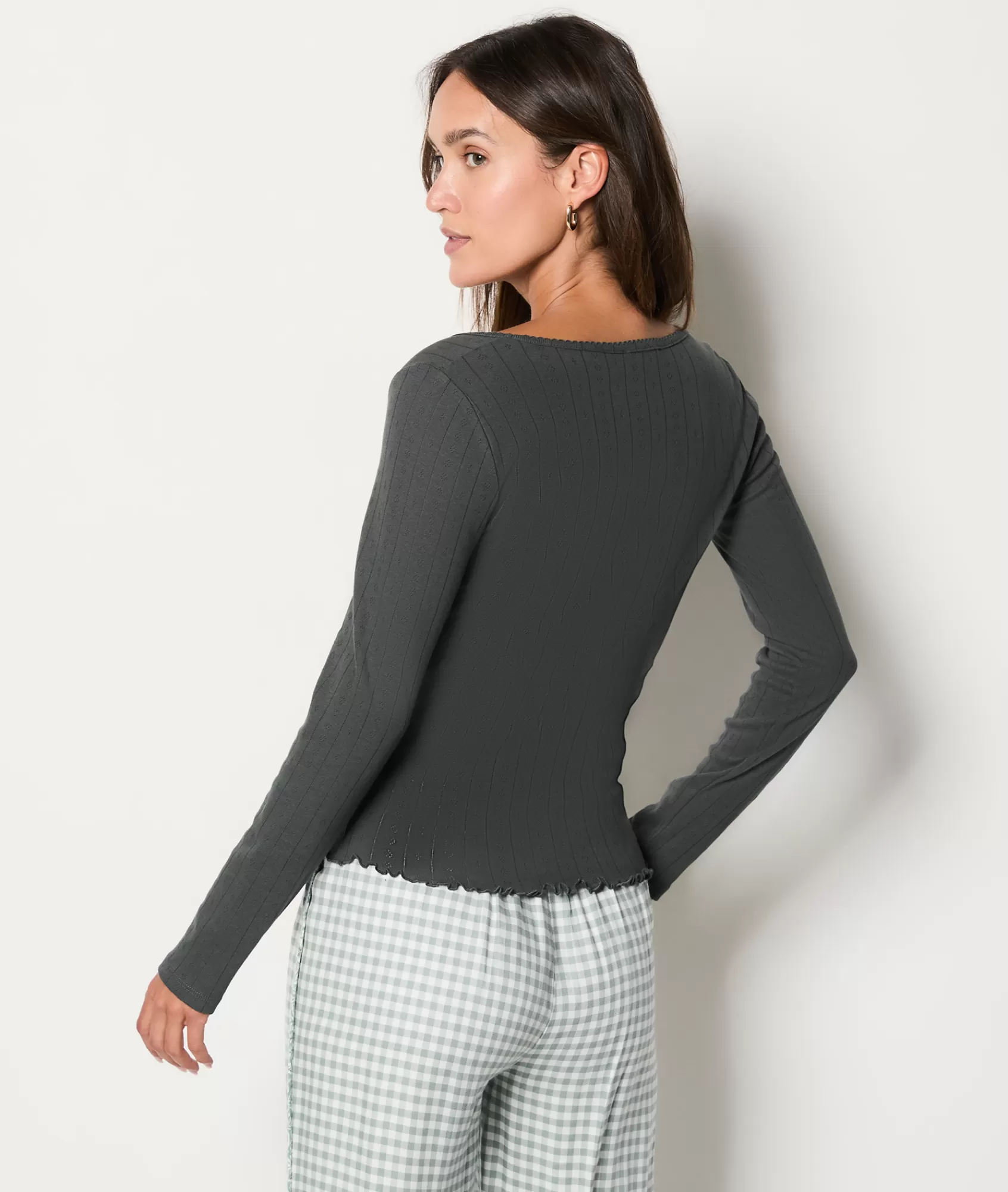 Etam Pyjama Tops>Long-sleeved Pyjama T-shirt