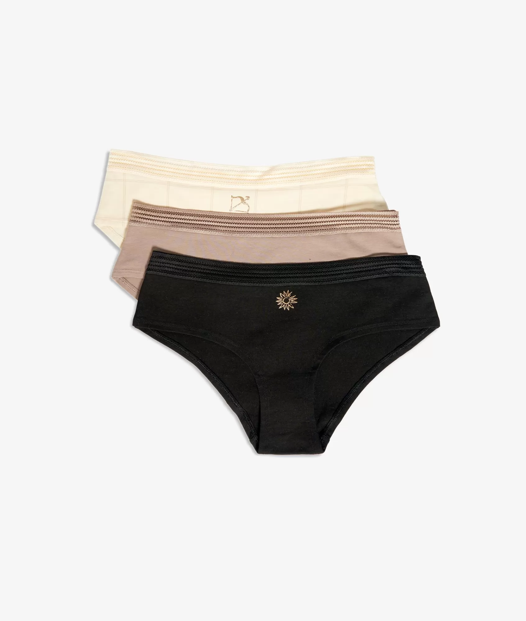 BOY Etam Multipack Briefs | Boyshorts>Lots de 3 shortys en coton