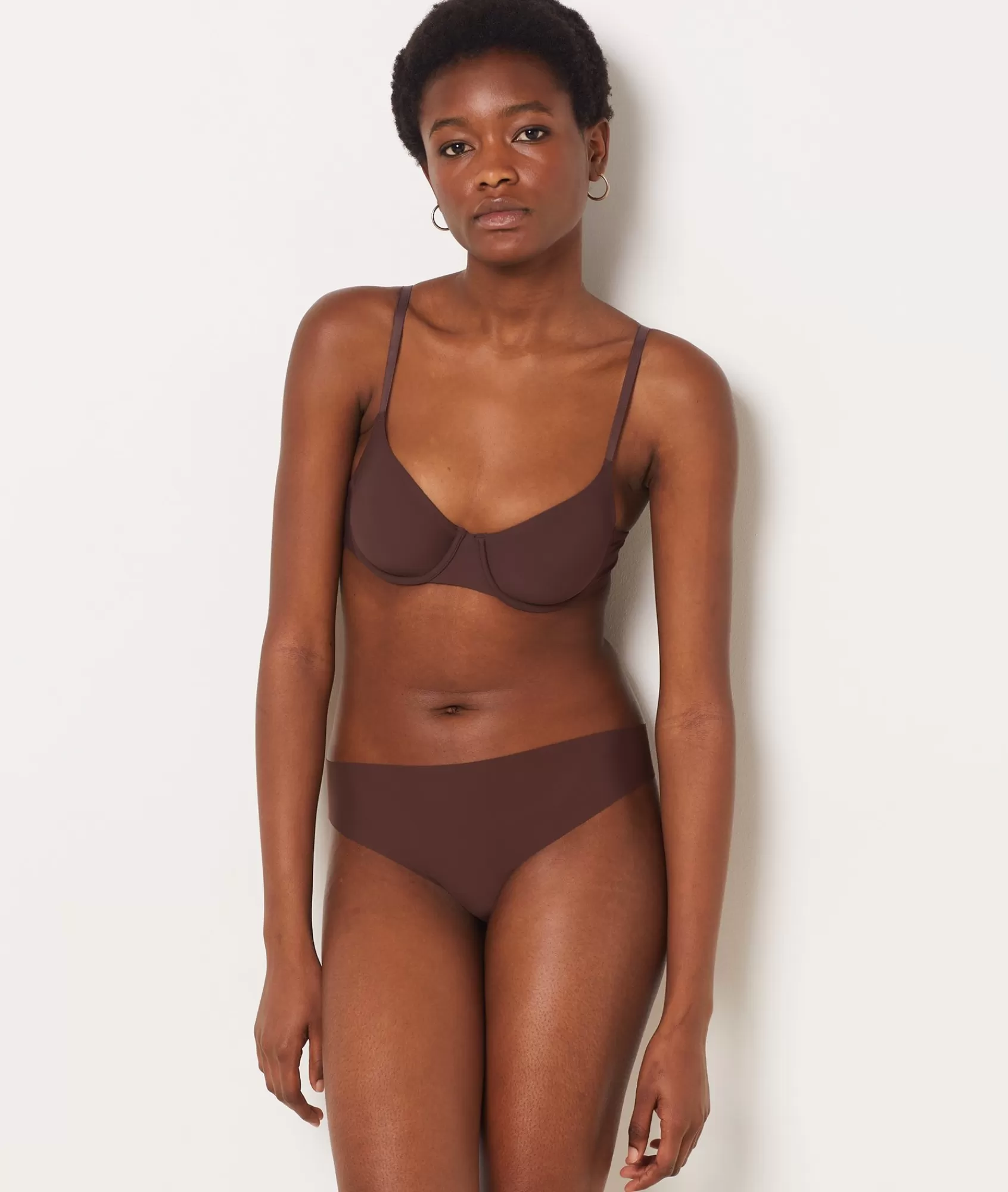 Etam Thongs>Microfiber Thong