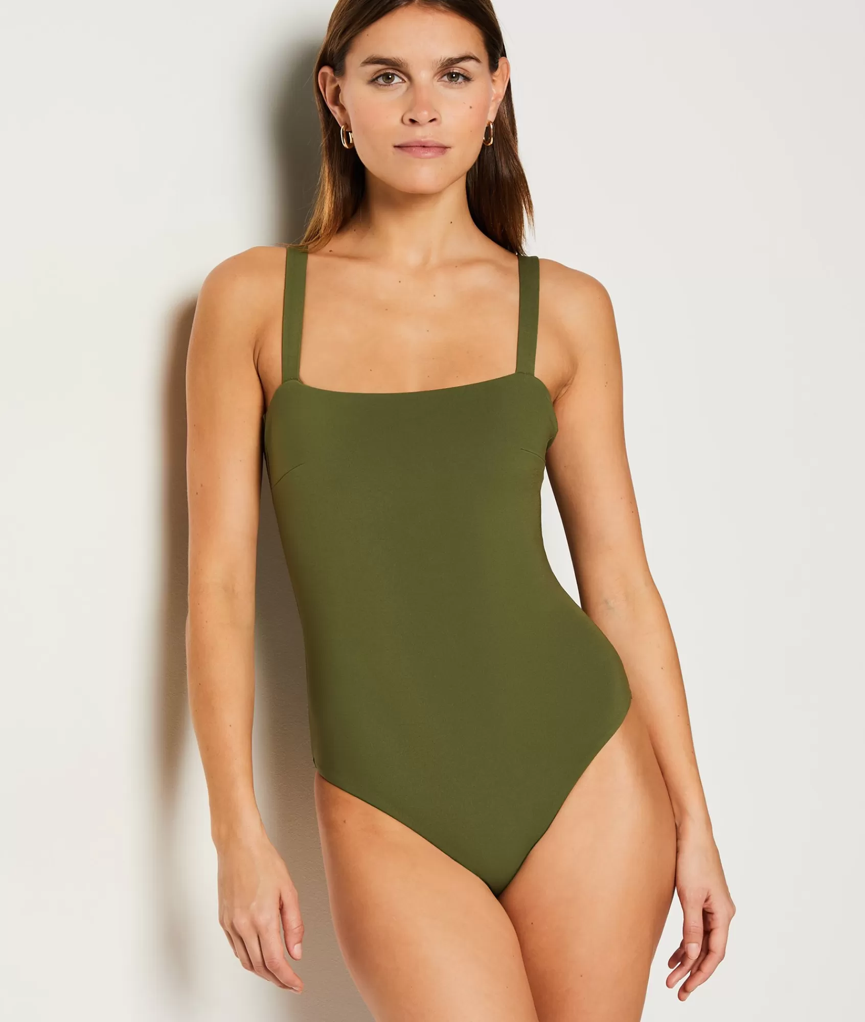 Etam One-pieces | More Responsible Swimwear>One-Piece Swimsuit with Square Neckline