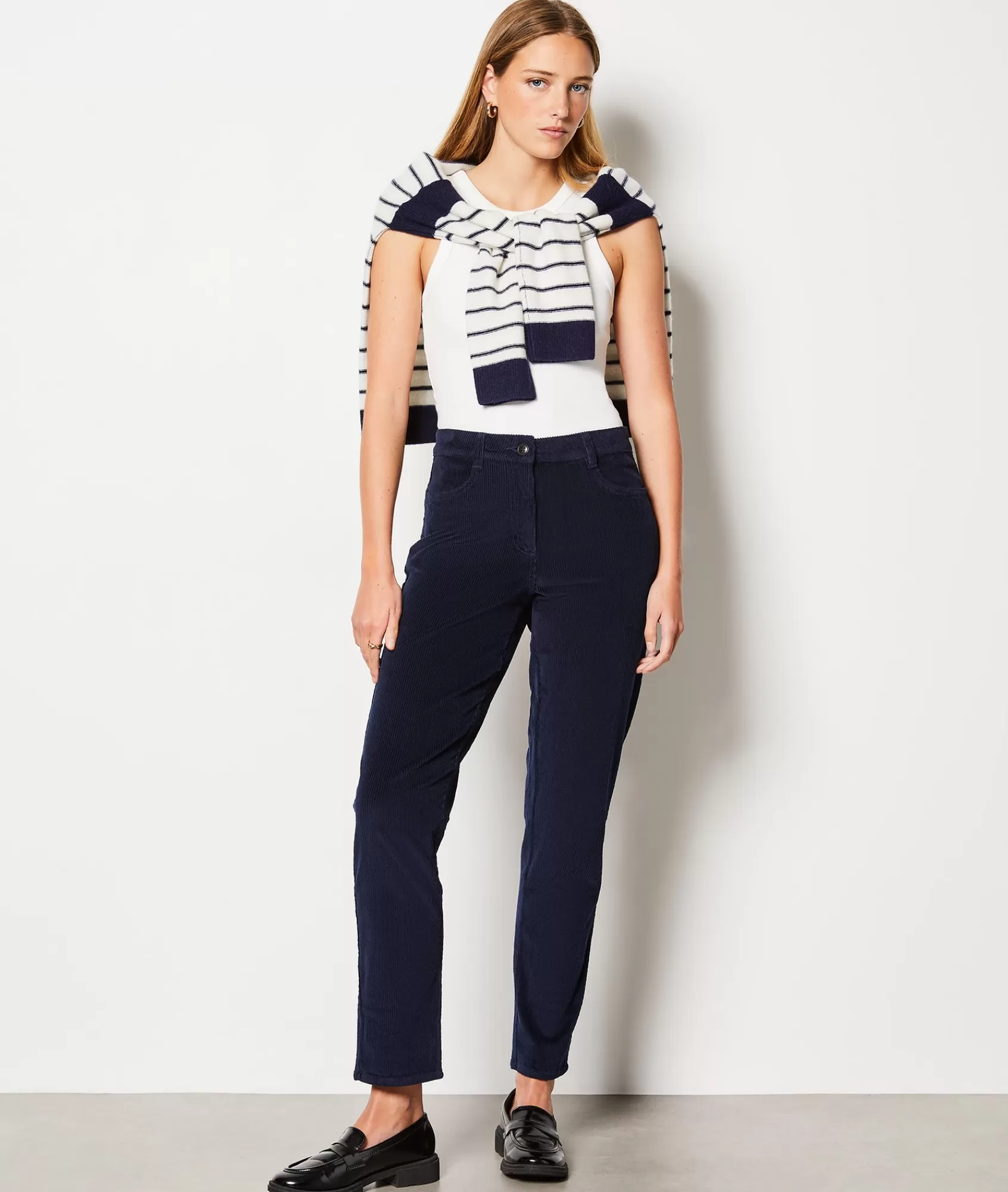 Etam Straight-leg Pants>Pantalon côtelé