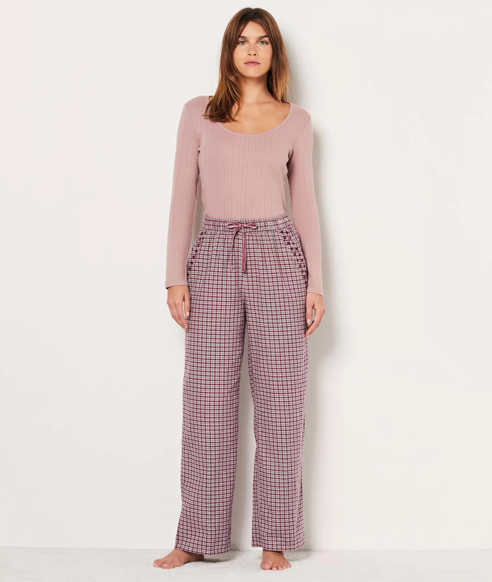 Etam Pyjama Bottoms>Pantalon de pyjama à carreaux