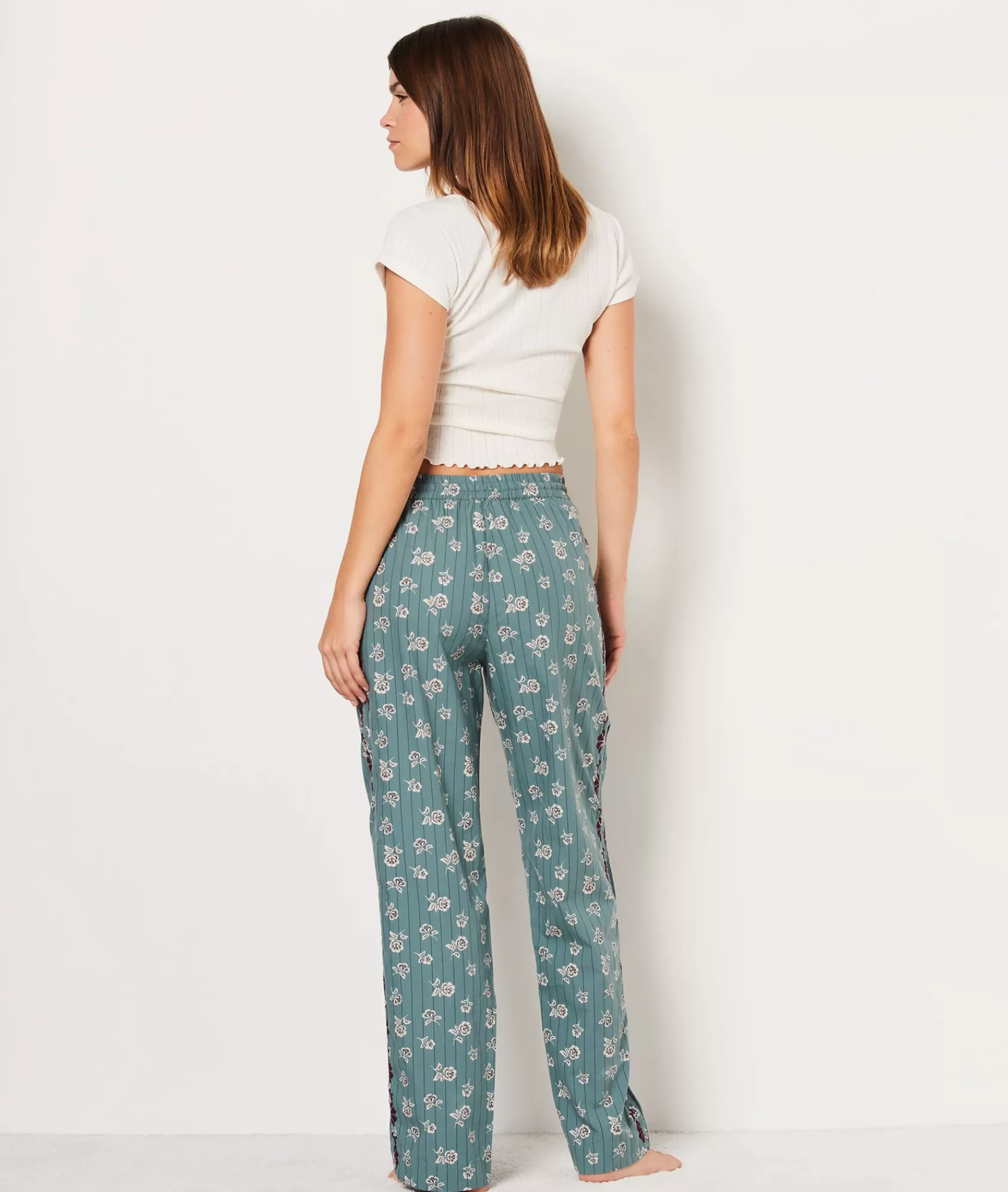 Etam Pyjama Bottoms>Pantalon de pyjama imprimé fleuri
