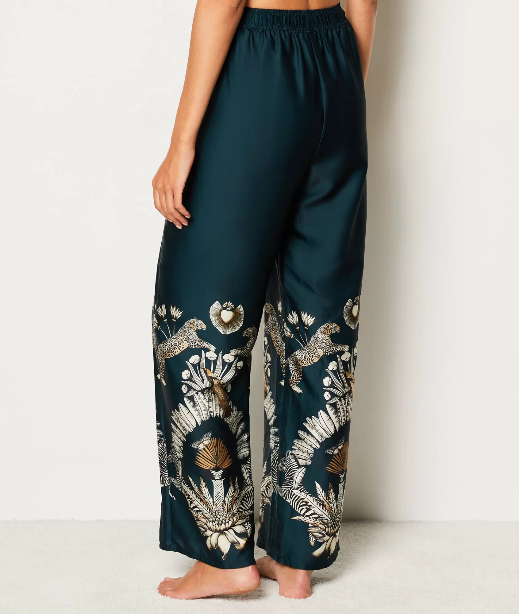 Etam Pyjama Bottoms>Pantalon de pyjama satiné imprimé