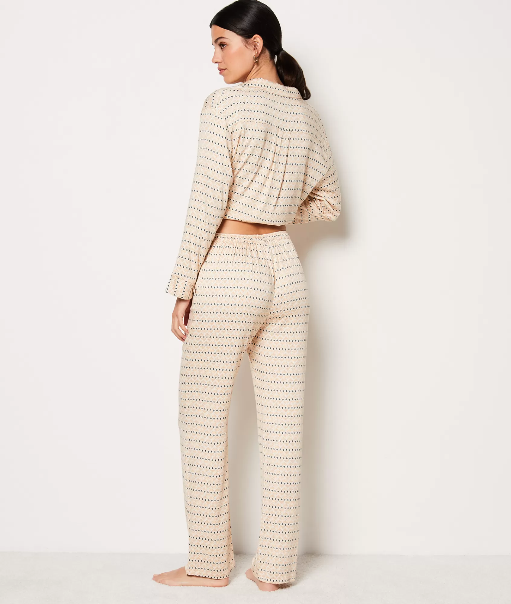 Etam Pyjama Bottoms>Pantalon de pyjamas en twill imprimé