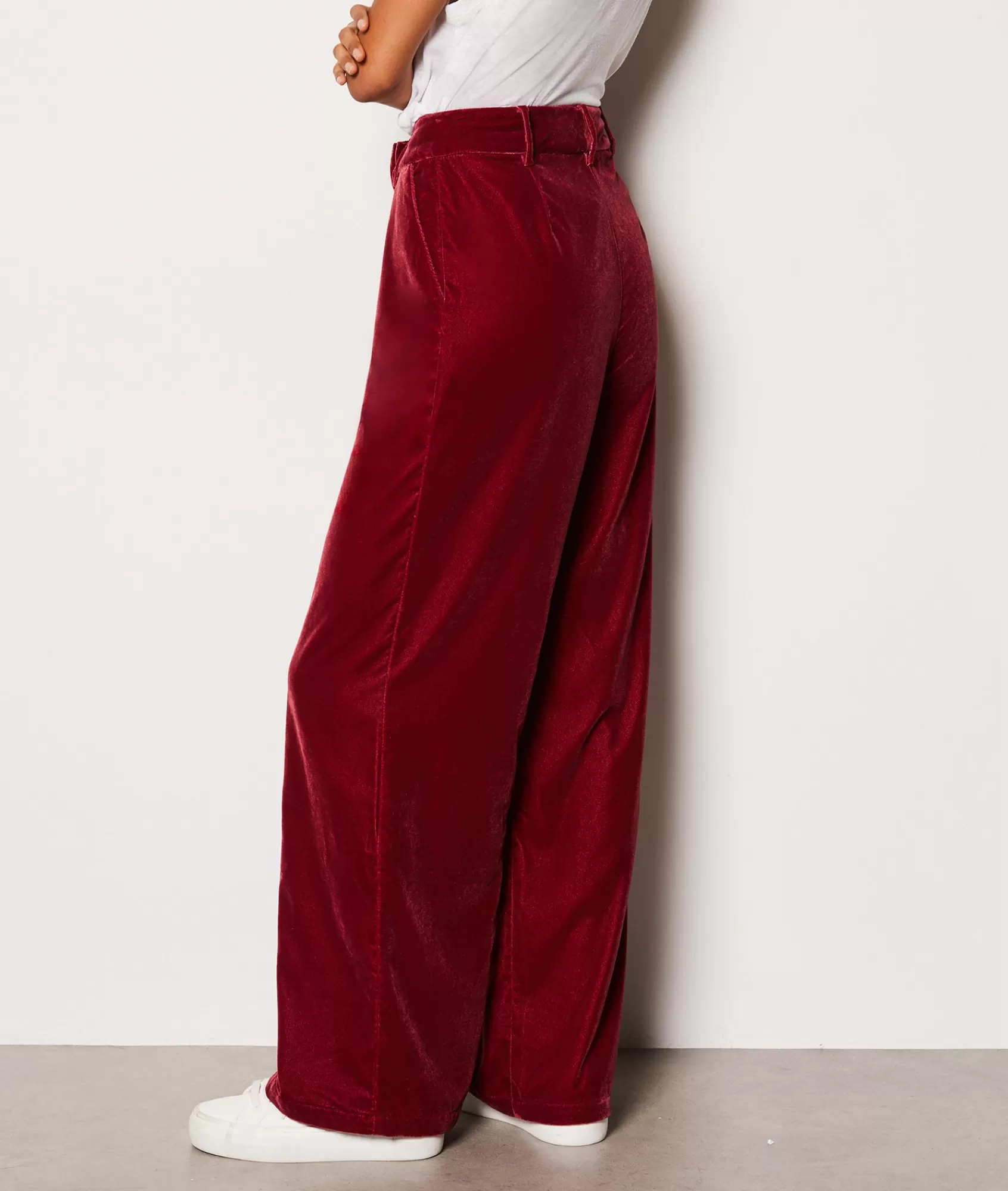 Etam Straight-leg Pants>Pantalon fluide en velours