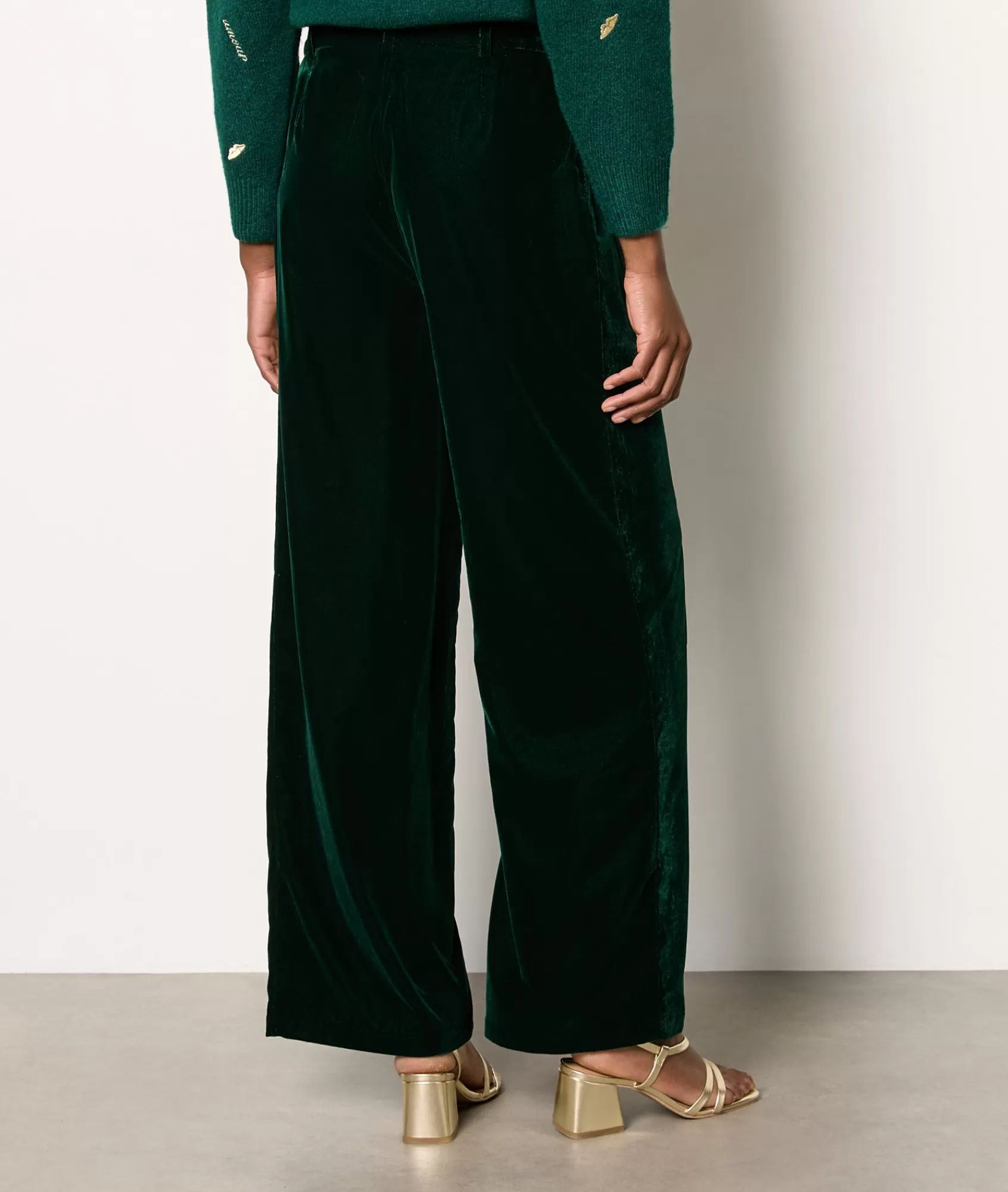 Etam Wide-leg Pants>Pantalon fluide en velours