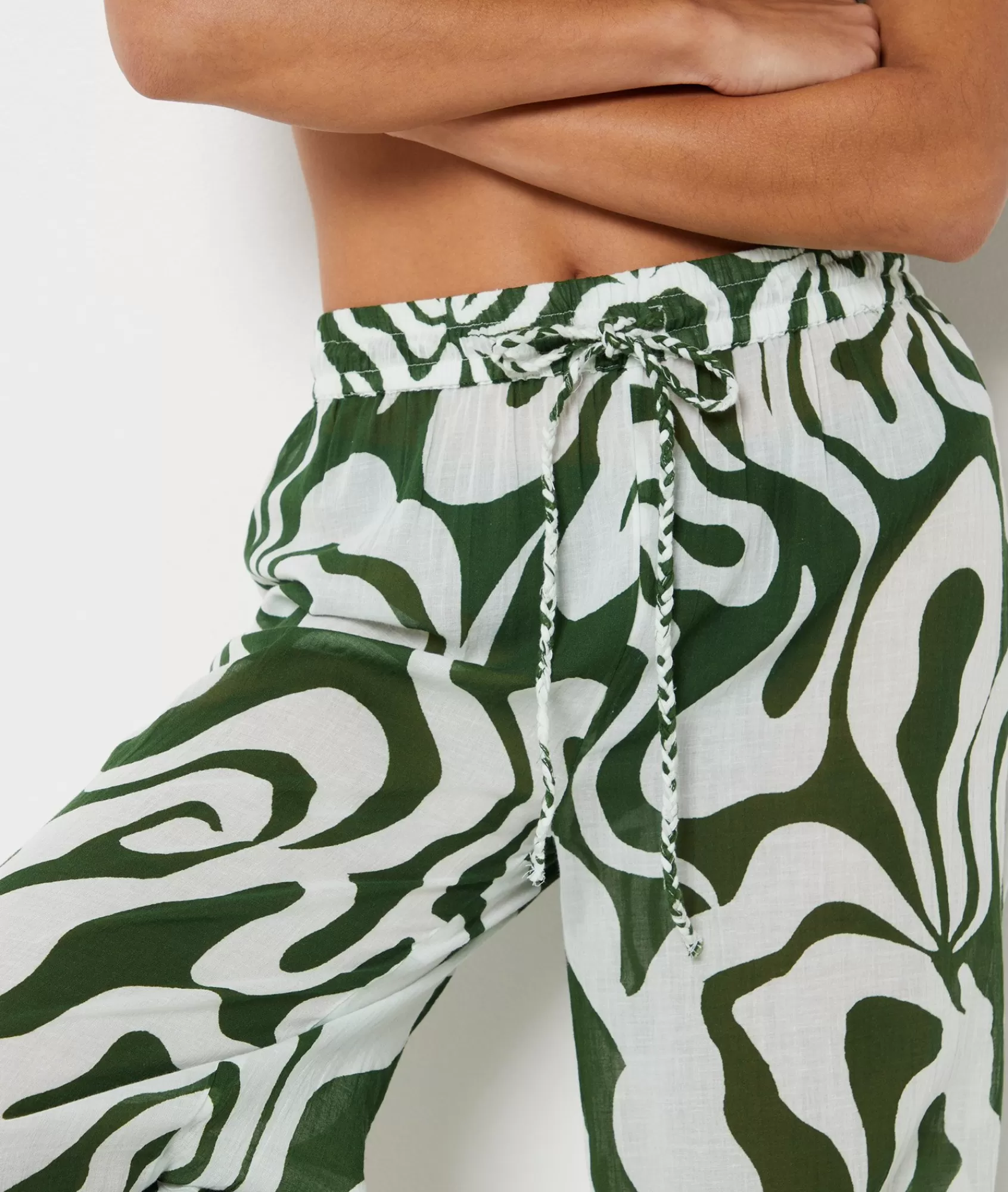 Etam Dresses & Cover-ups | Printed Swimwear>Patterned Cotton Beach Trousers