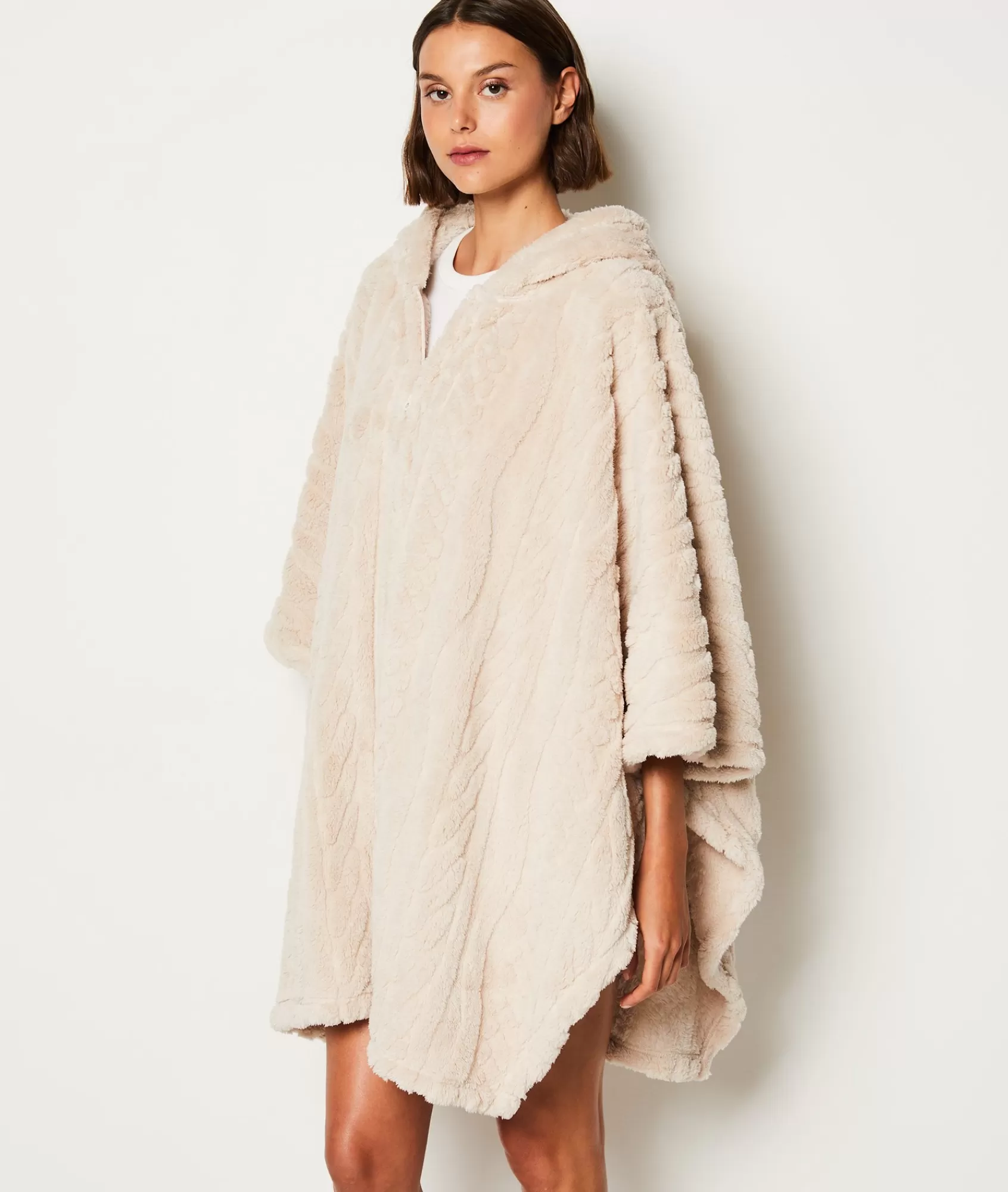 Etam Pyjama Ponchos, Sweatshirts & Jackets>Poncho polaire
