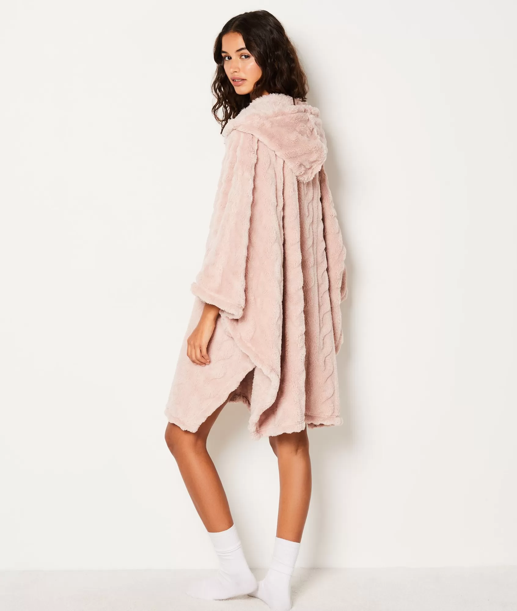 Etam Pyjama Ponchos, Sweatshirts & Jackets>Poncho polaire
