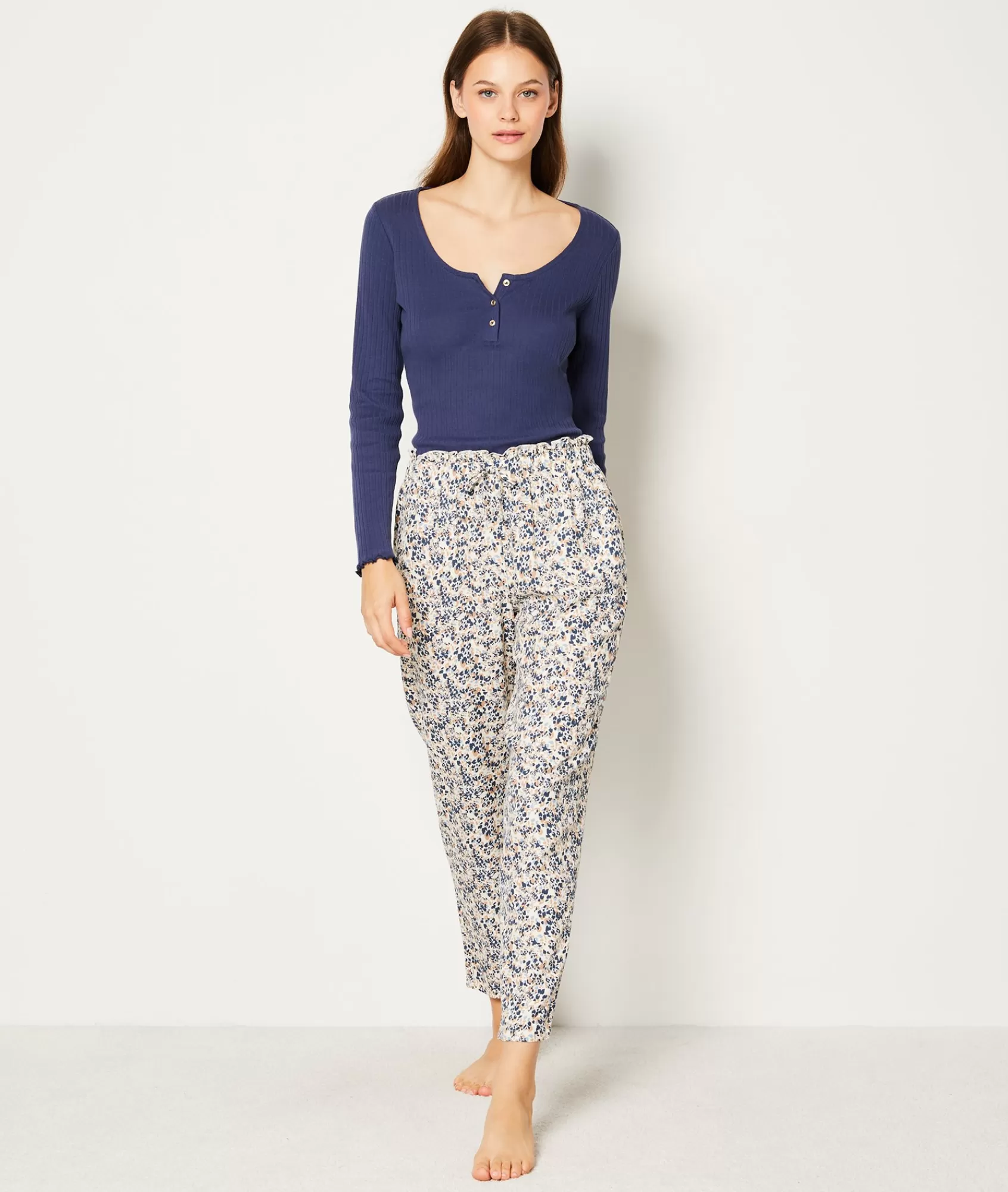 Etam Pyjama Bottoms>Printed Pyjama Trousers