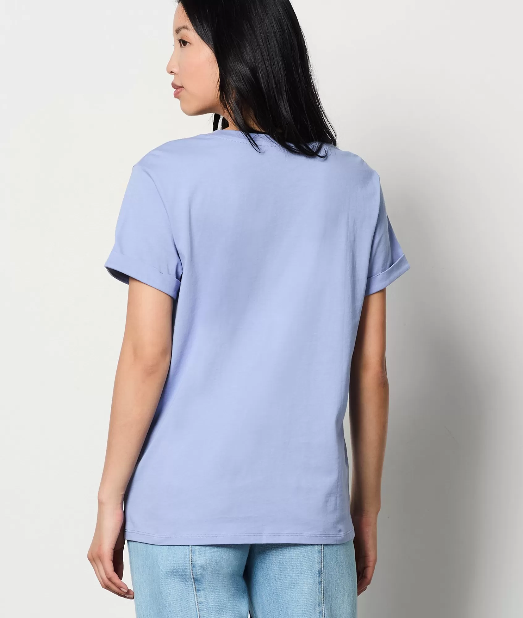 Etam T-shirts>Printed T-shirt "Excuse my French" in cotton