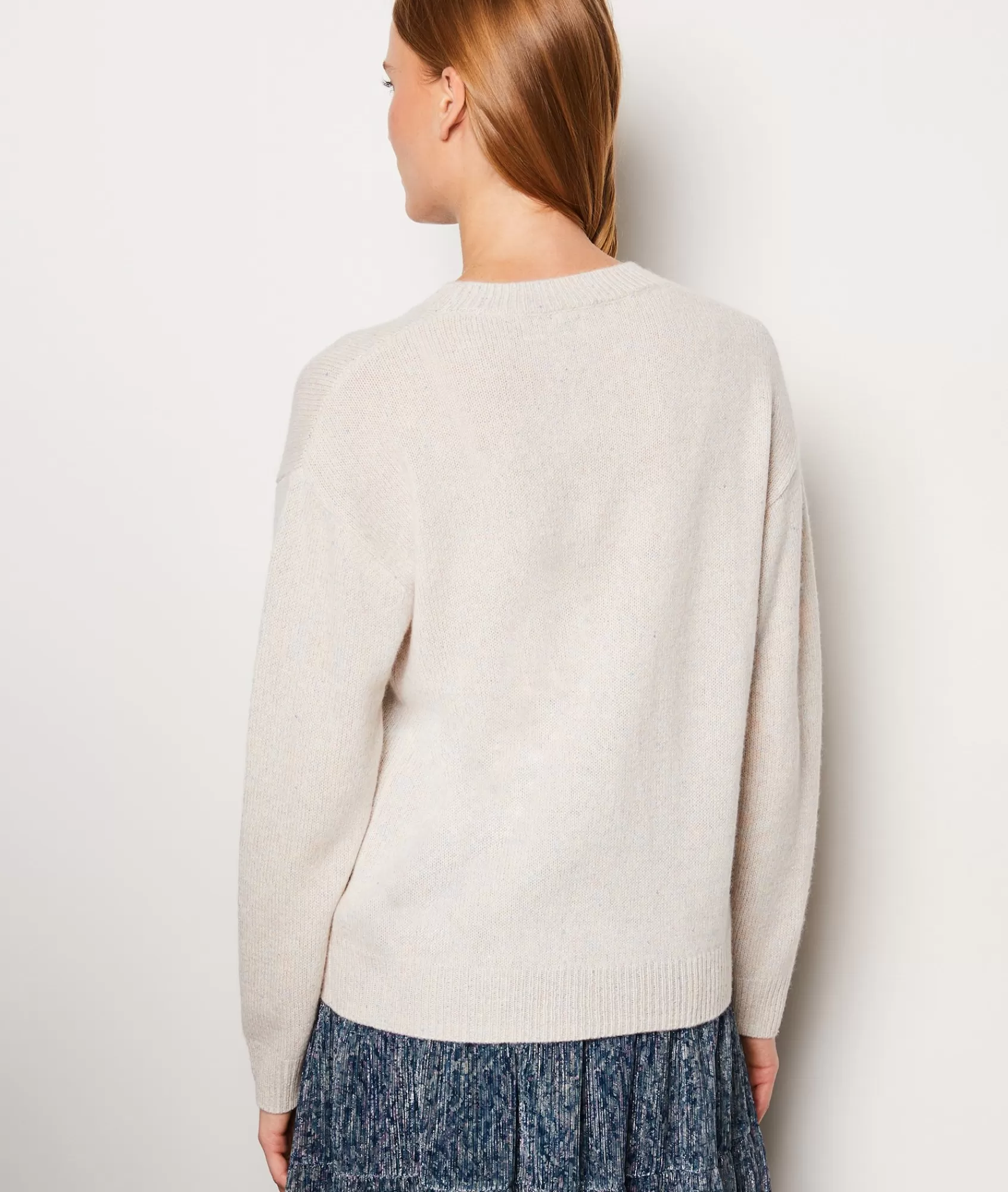 Etam Crewnecks>Pull cachemire à paillettes