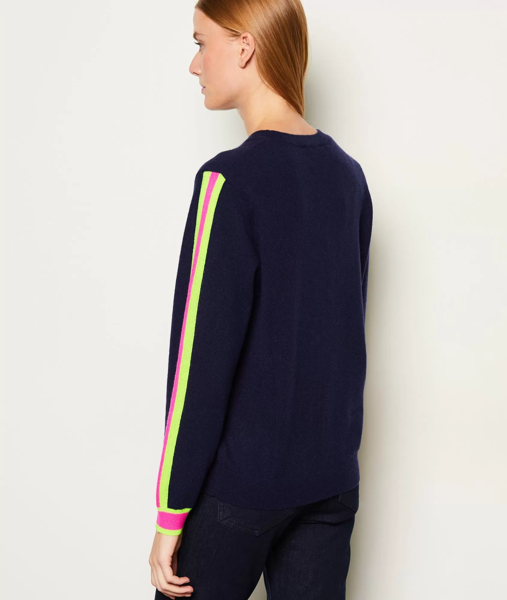 Etam Crewnecks>Pull col rond 100% cachemire patch