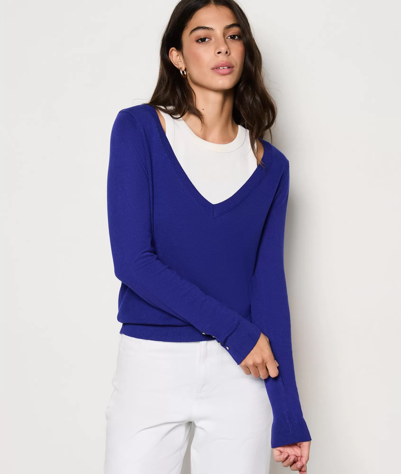Etam V-necks>Pull col V