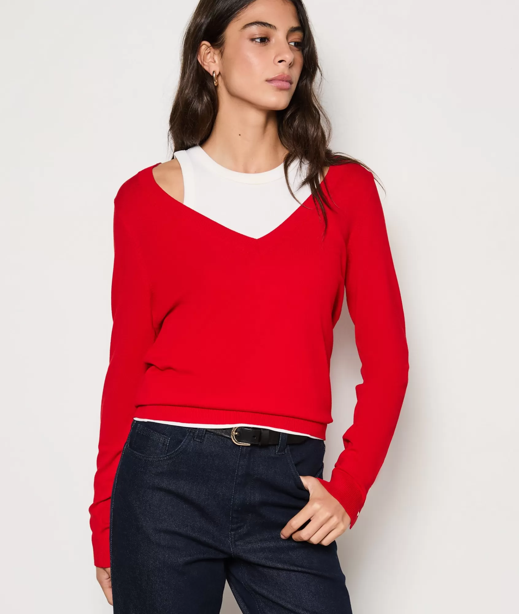 Etam V-necks>Pull col V
