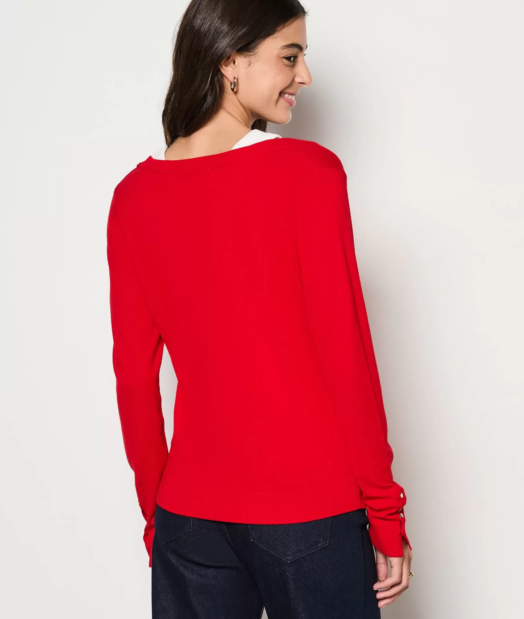 Etam V-necks>Pull col V