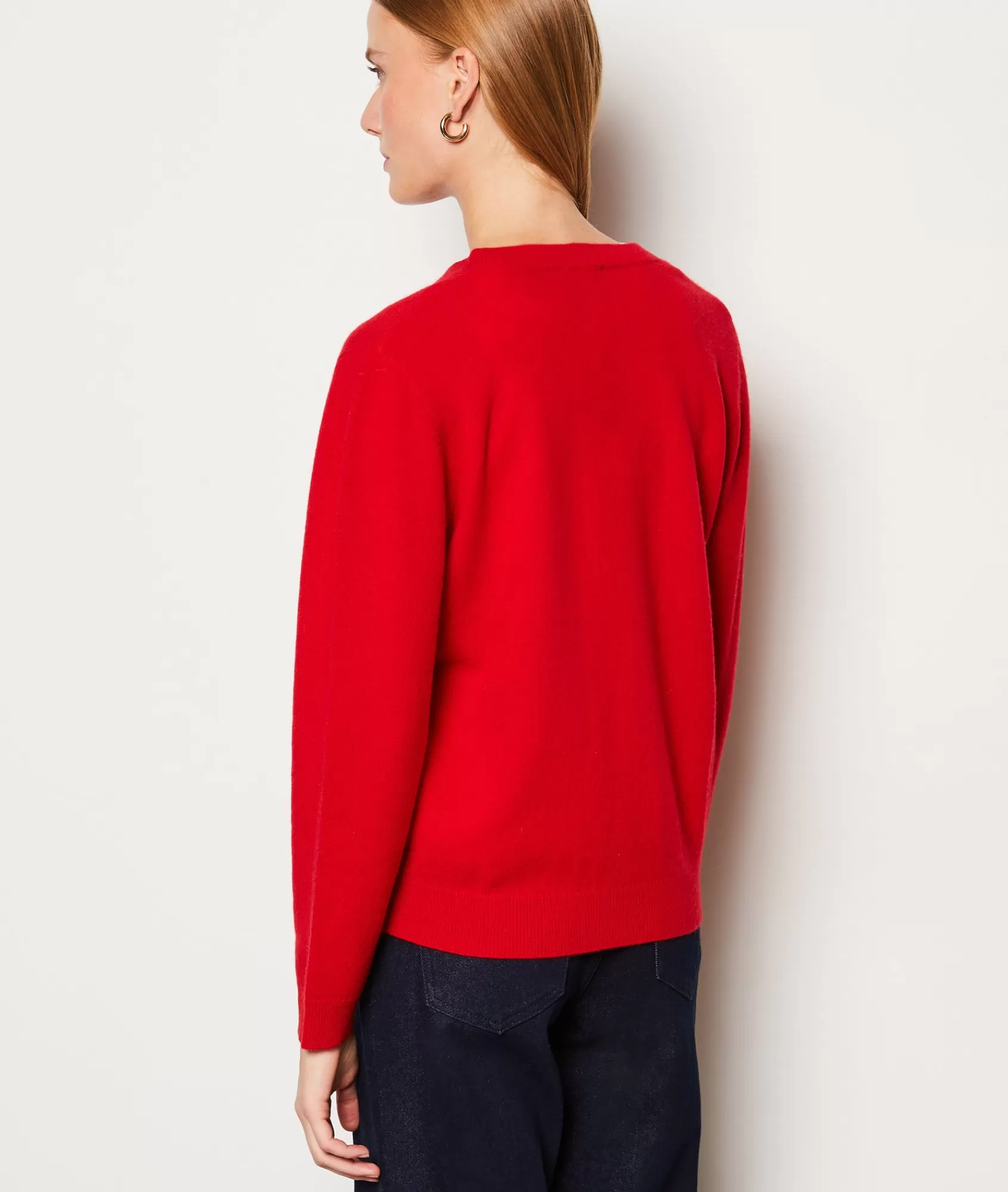 Etam V-necks>Pull col V 100% cachemire