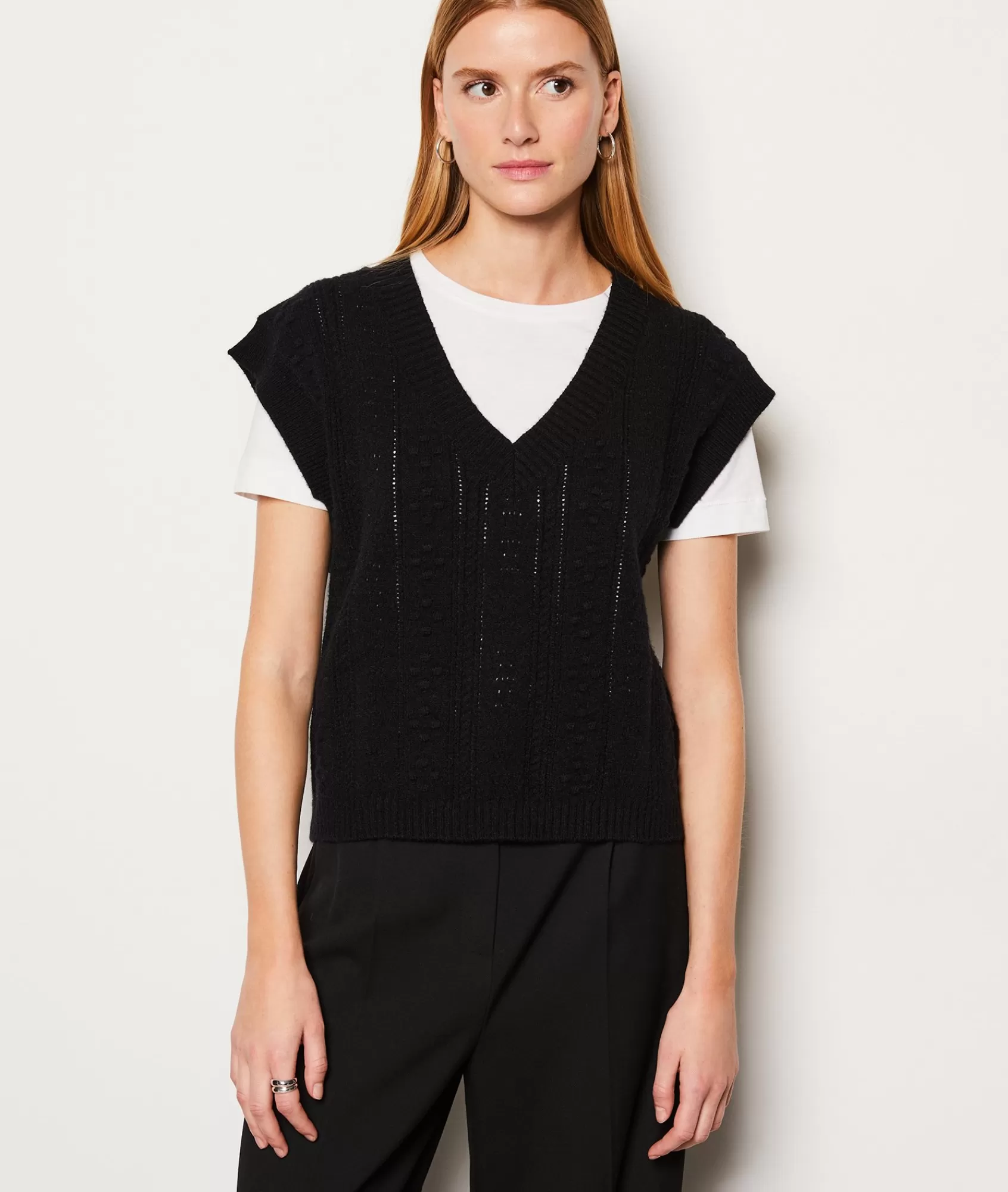 Etam Sleeveless | V-necks>Pull col V sans manches