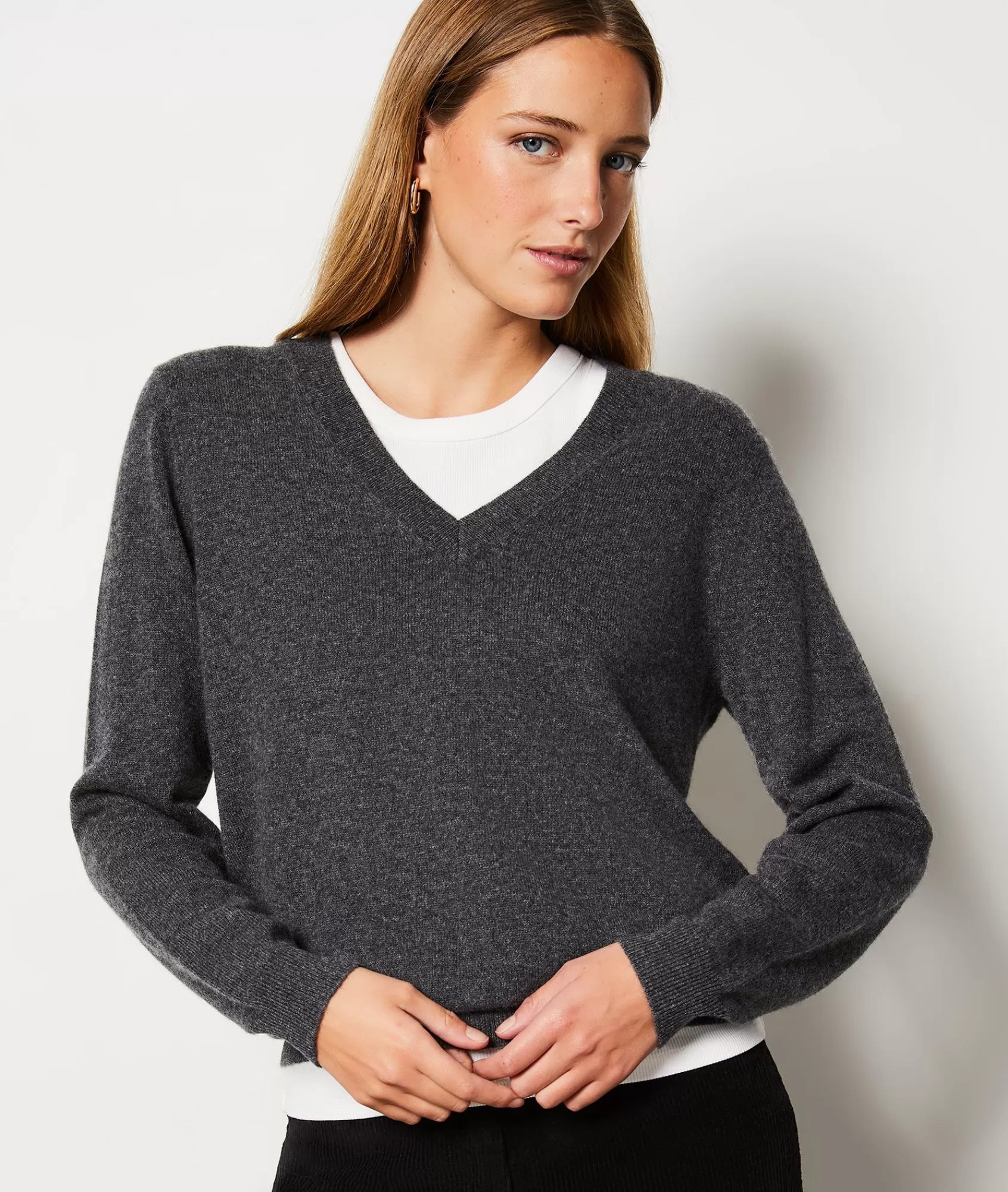 Etam V-necks>Pull en 100% cachemire col V