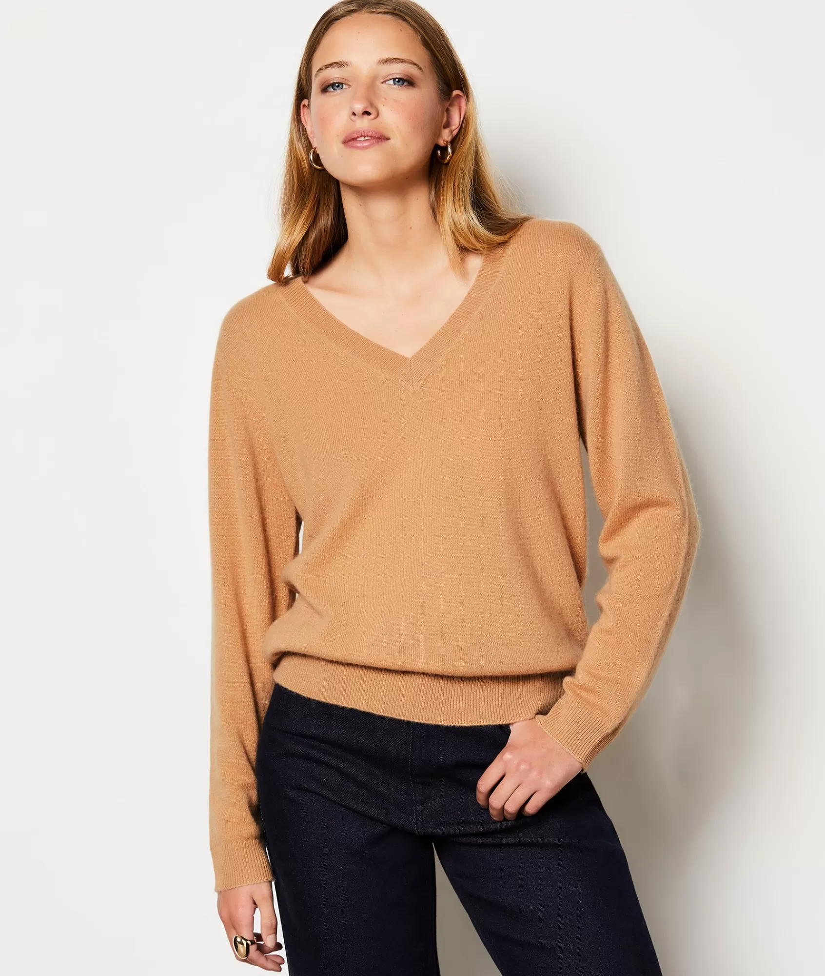 Etam V-necks>Pull en 100% cachemire col V