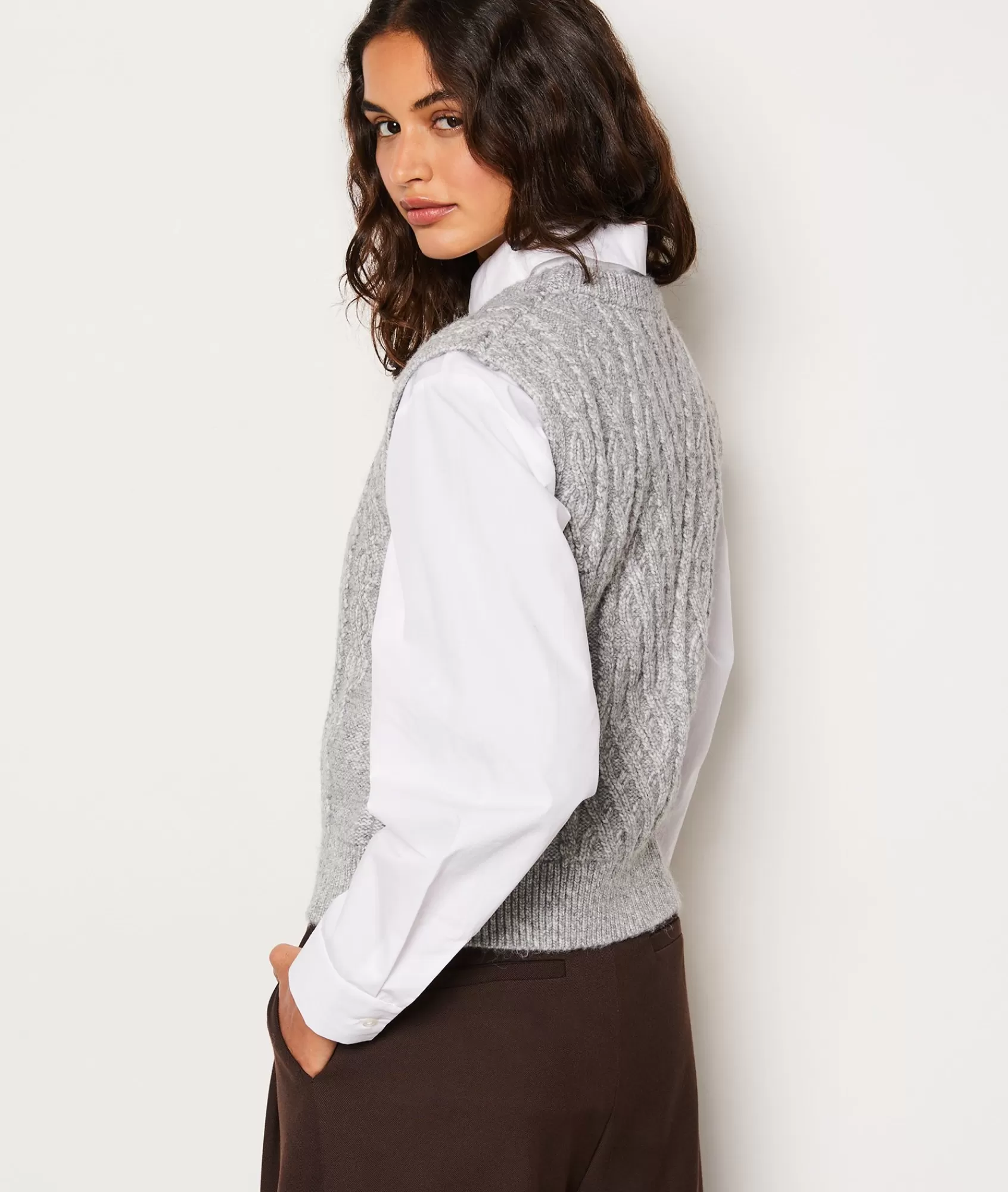 Etam Sleeveless | Crewnecks>Pull sans manches en maille