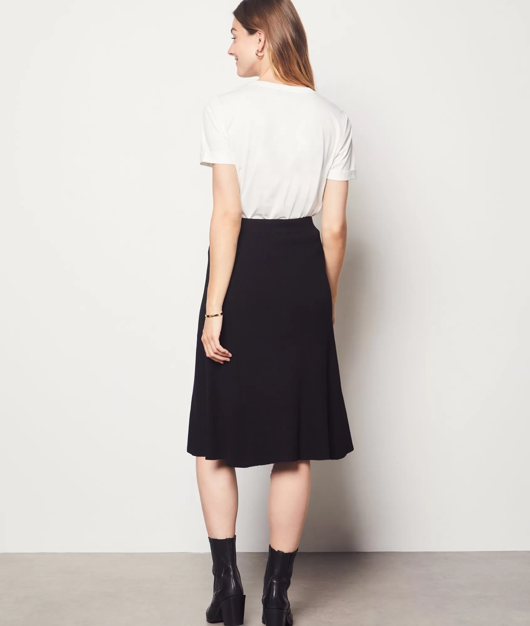 Etam Skirts>Ribbed Midi Skirt