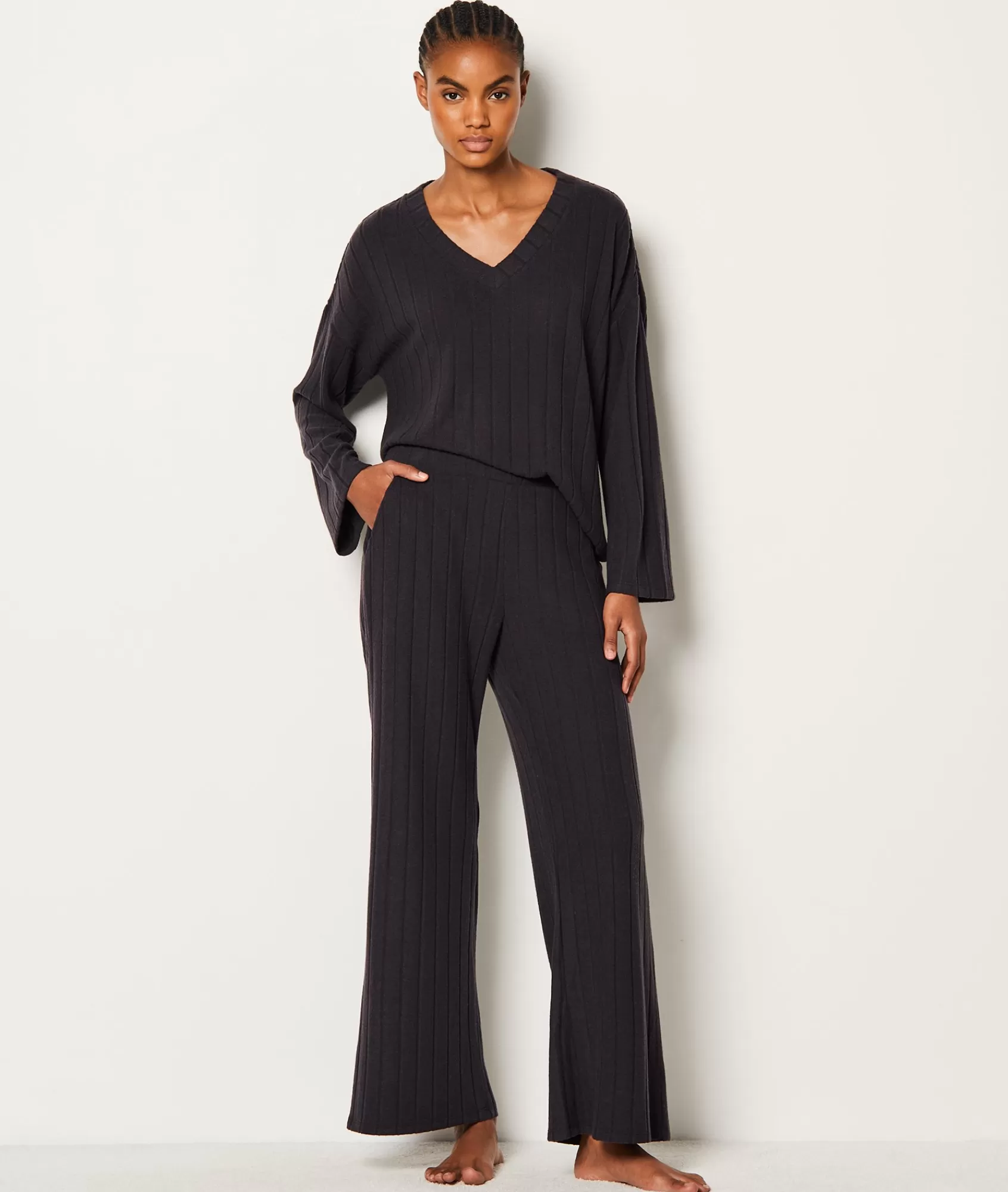 Etam Loungewear | Pyjama Bottoms>Ribbed Pyjama Bottoms