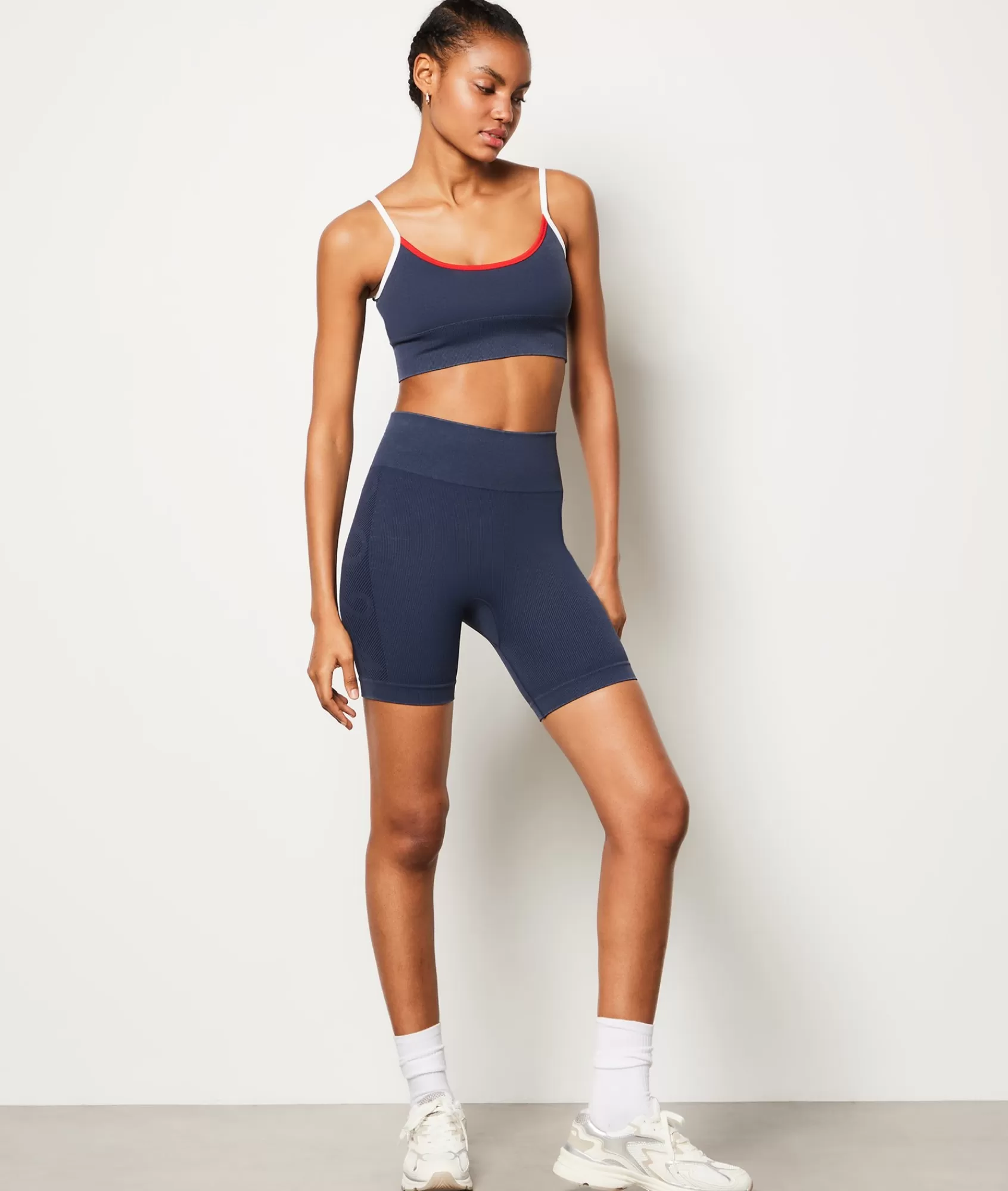 Etam Sports Leggings>Ribbed sports cyclist