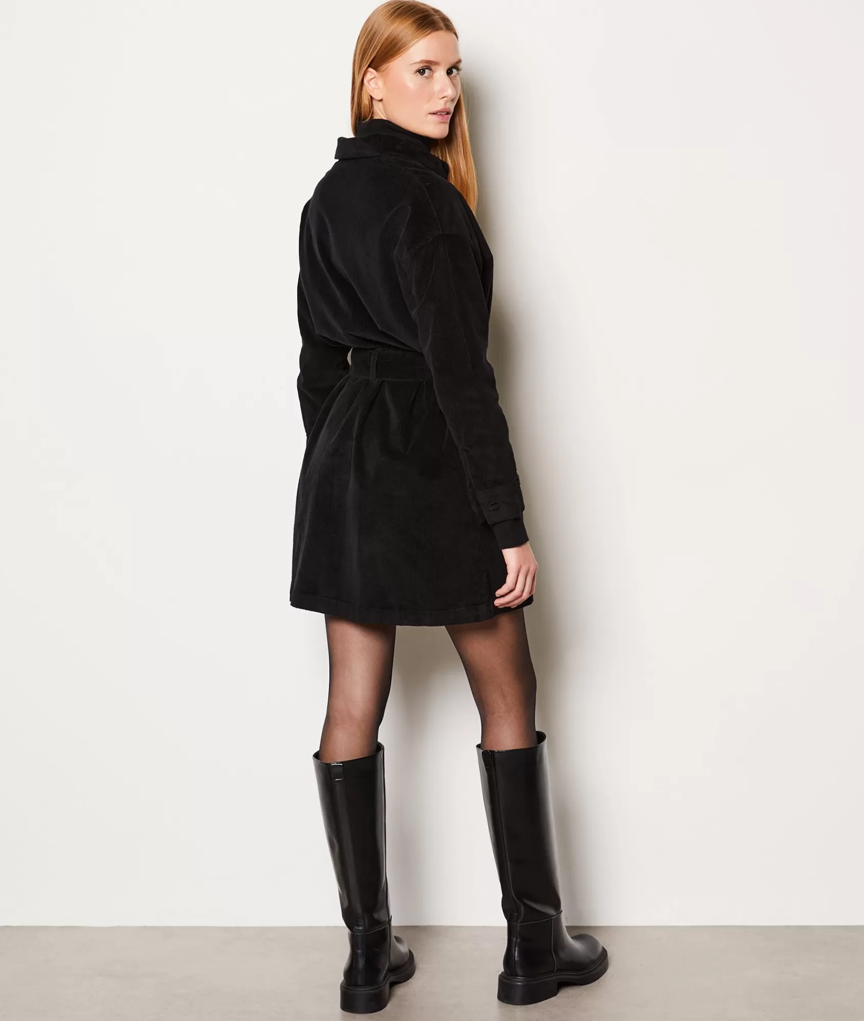 Etam Mini Dresses>Robe courte côtelée en coton