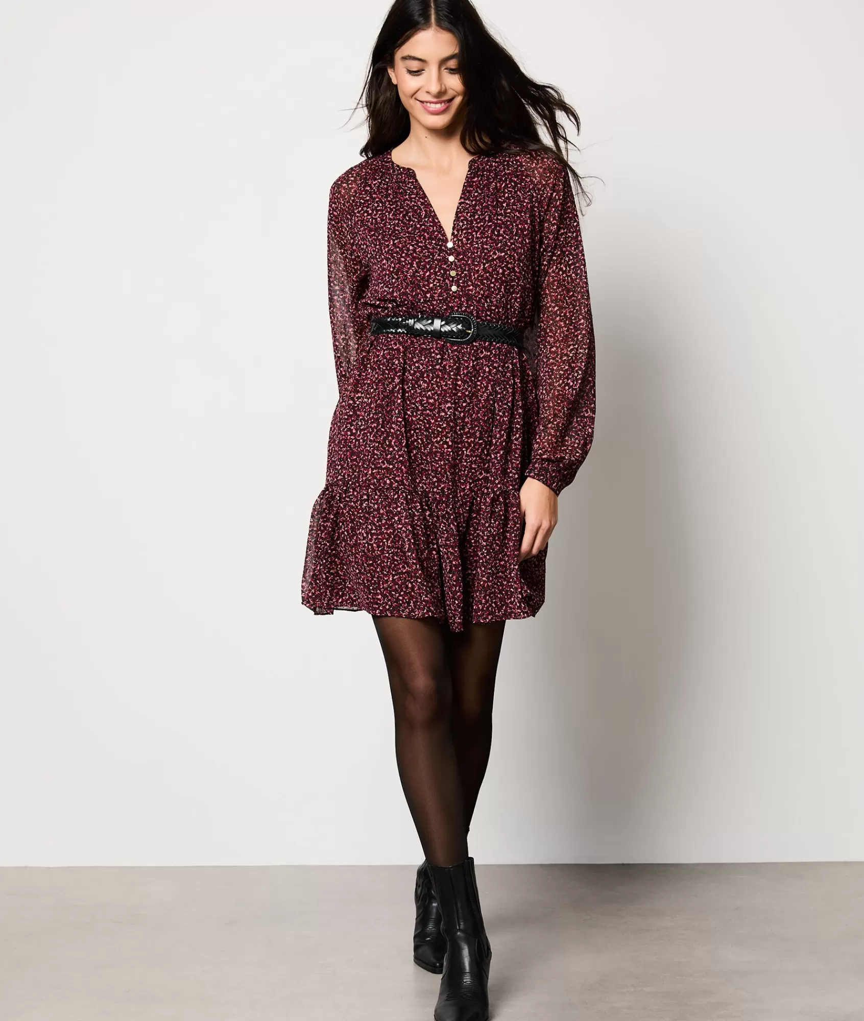 Etam Mini Dresses>Robe courte fluide à motifs