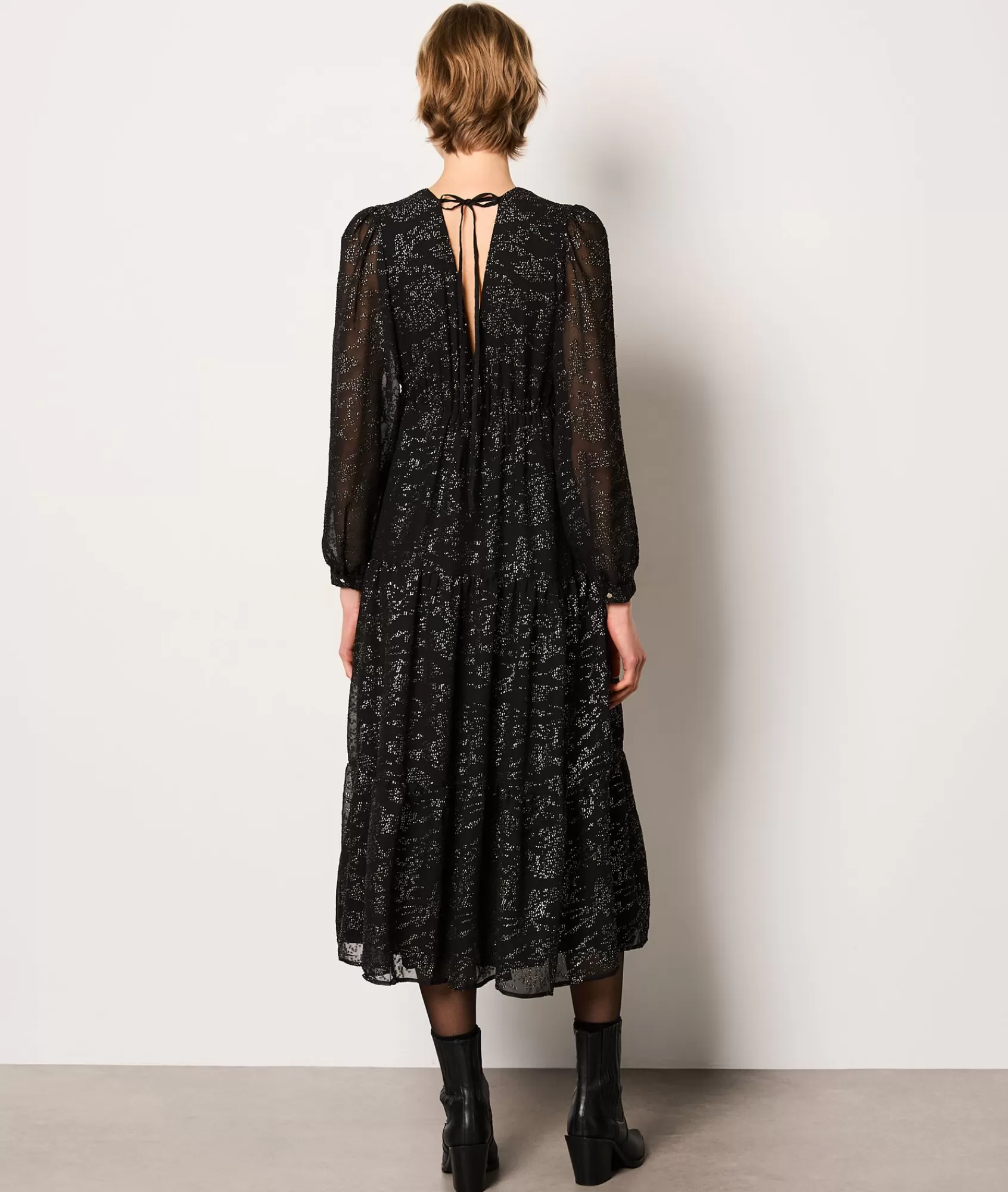 Etam Maxi Dresses>Robe longue irisée décolleté au dos
