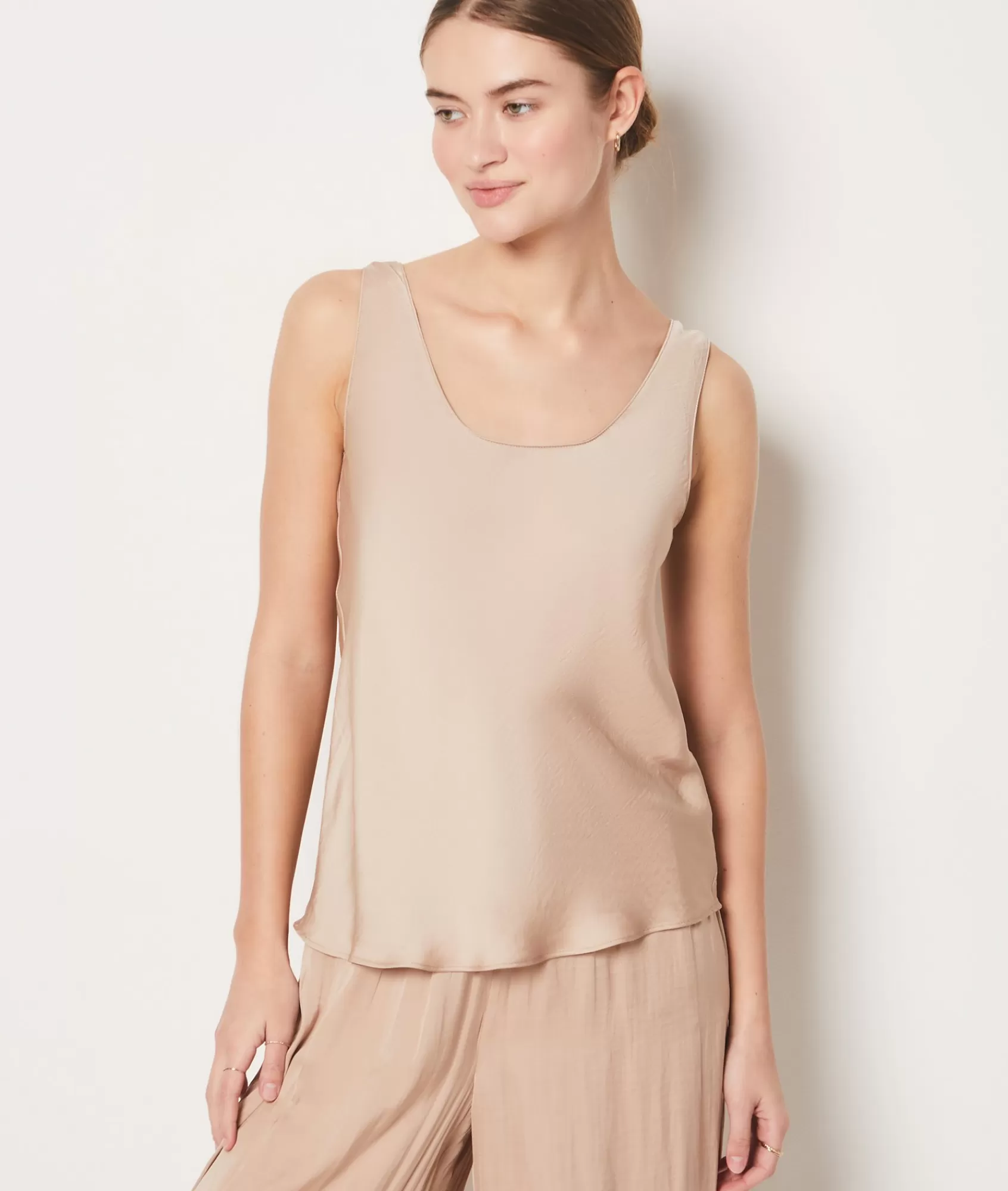 Etam Pyjama Tops>Satin Tank Top
