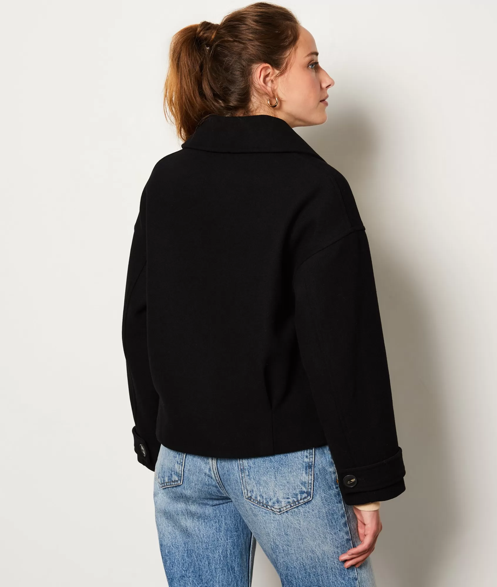 Etam Coats>Short Buttoned Peacoat