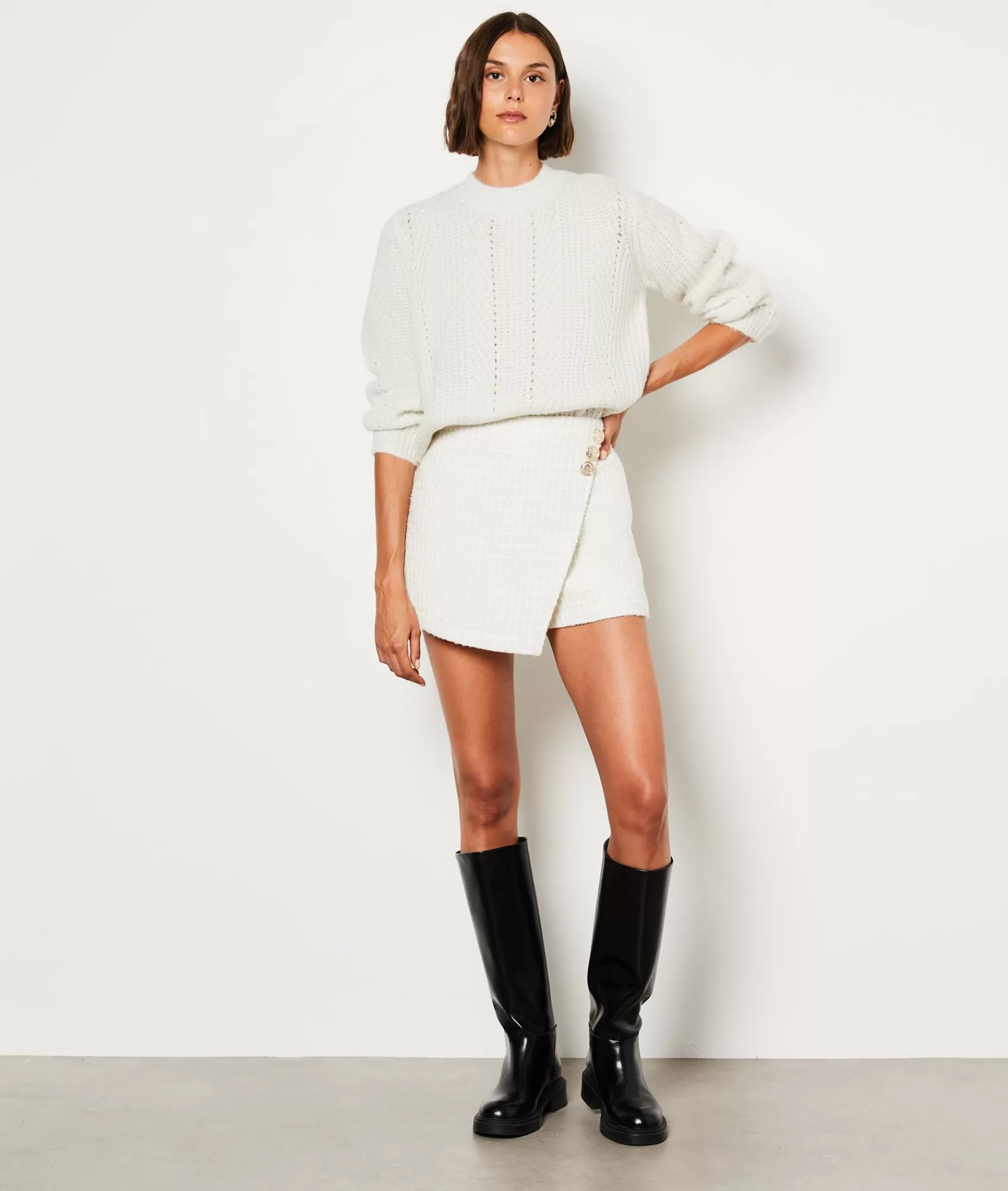 Etam Shorts>Short evasé matieré