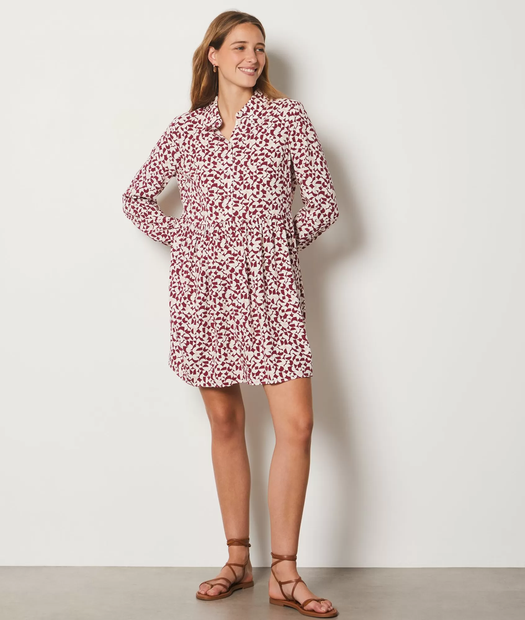 Etam Mini Dresses>Short patterned dress