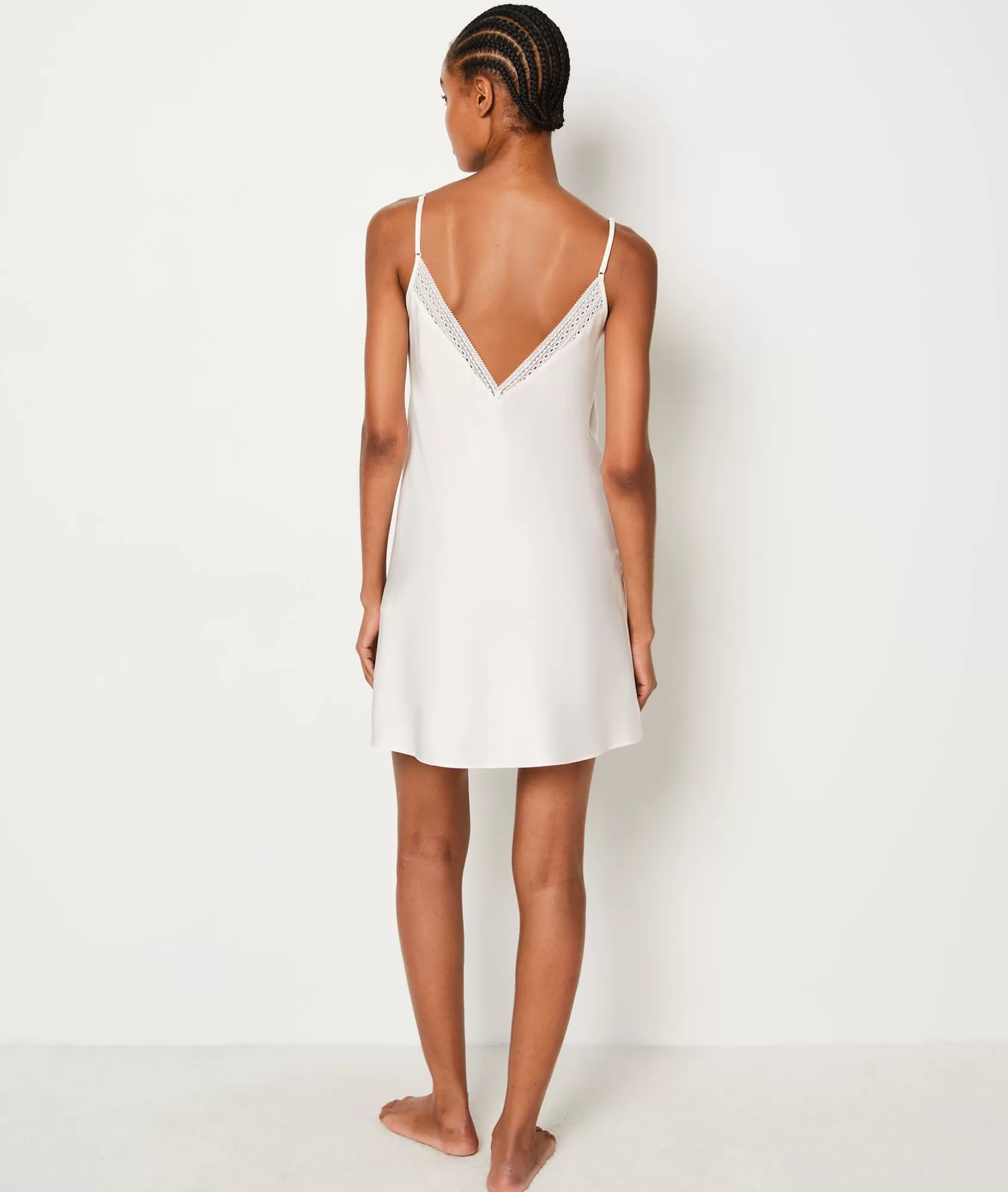 Etam Nightgowns>Short Satin Nightdress