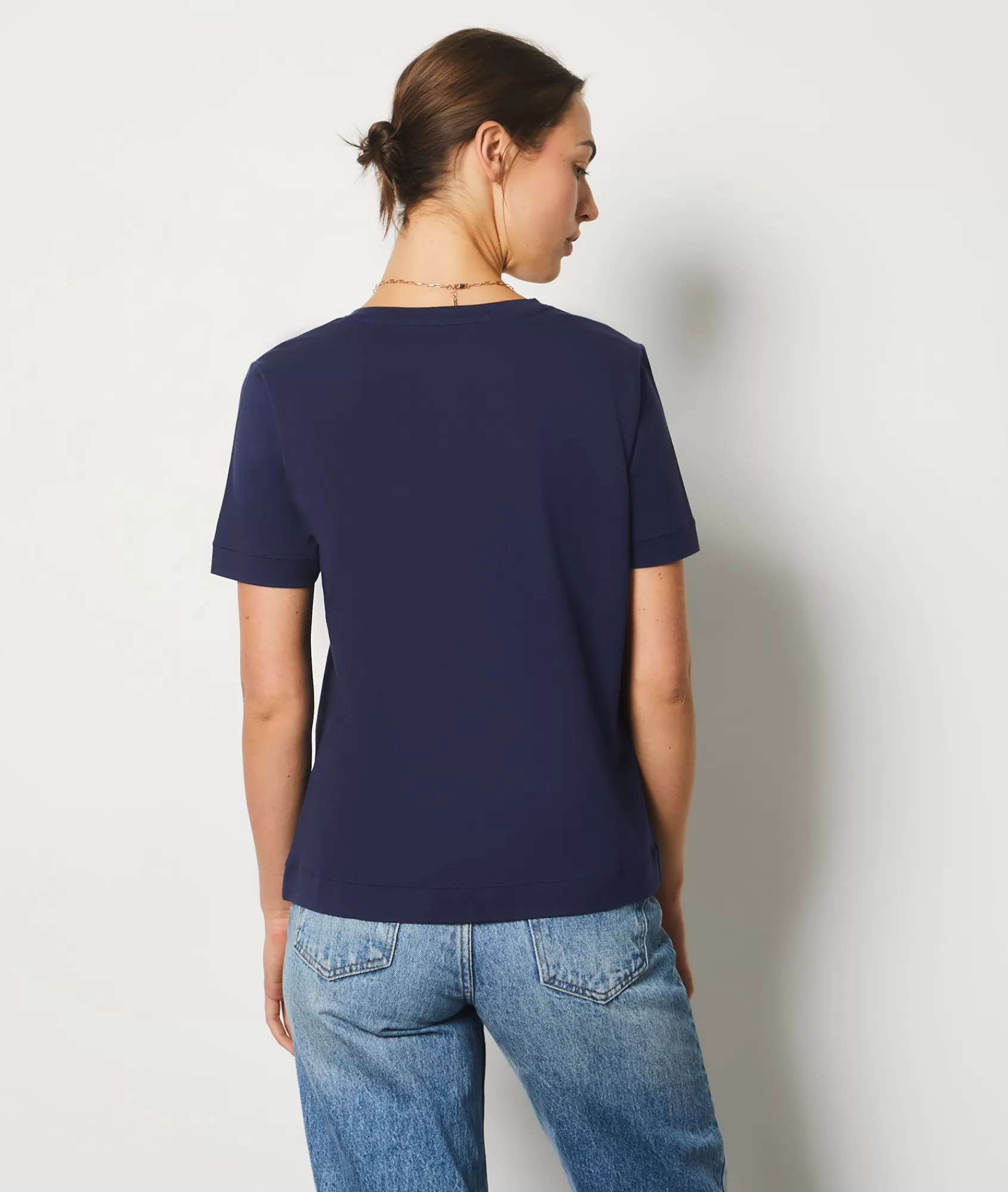 Etam T-shirts>Short-sleeved T-shirt 100% Cotton