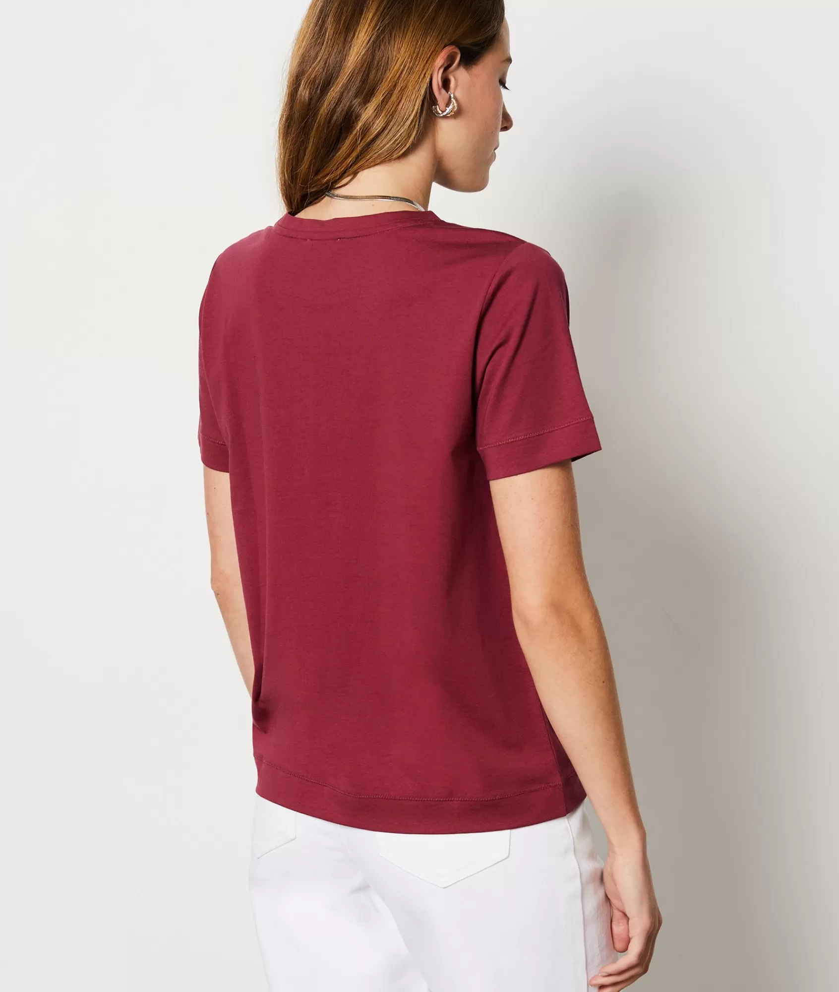 Etam T-shirts>Short-sleeved T-shirt 100% Cotton