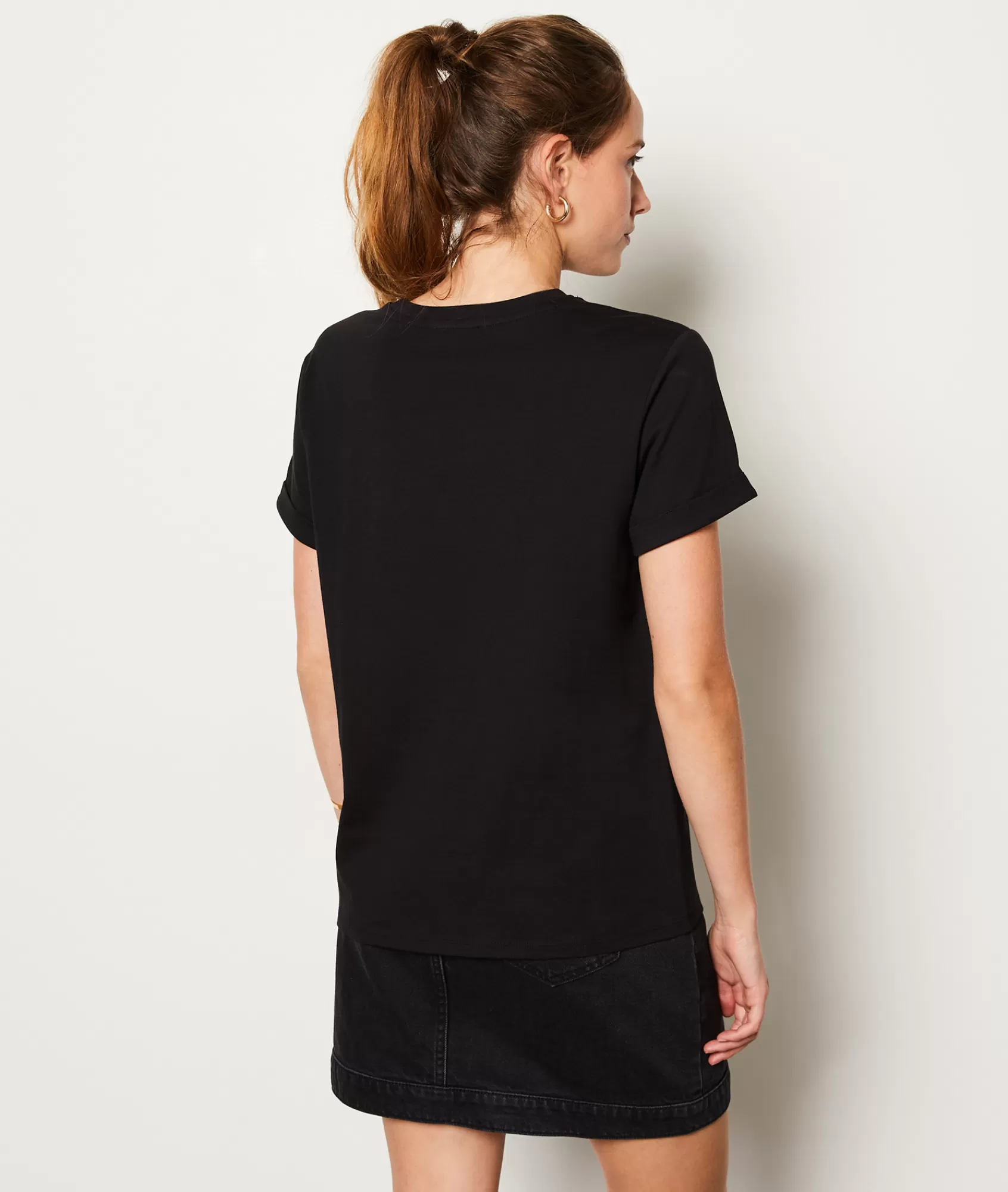 Etam T-shirts>Short-sleeved T-shirt with heart detail