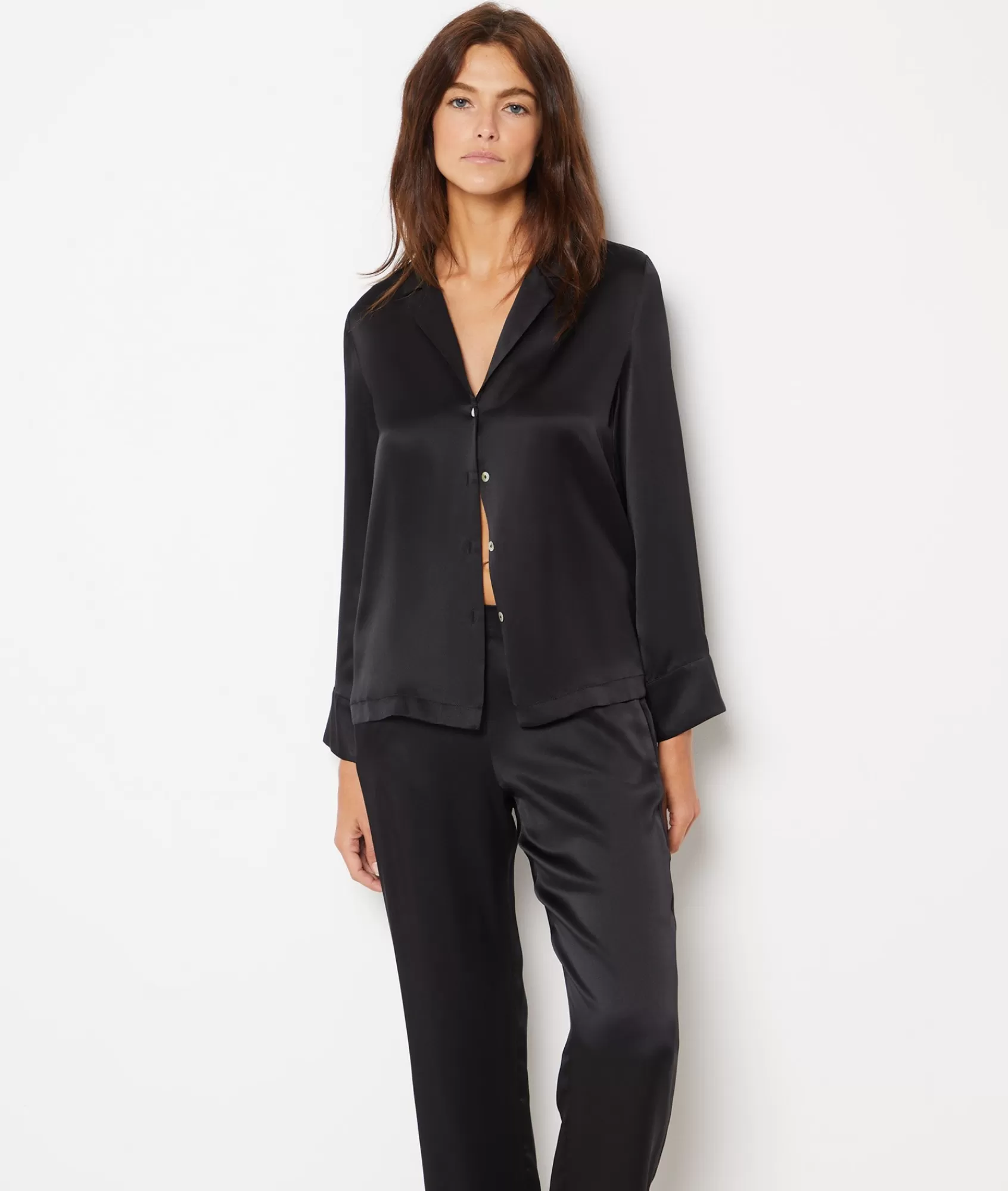 Etam Pyjama Tops>Silk Sleep Shirt