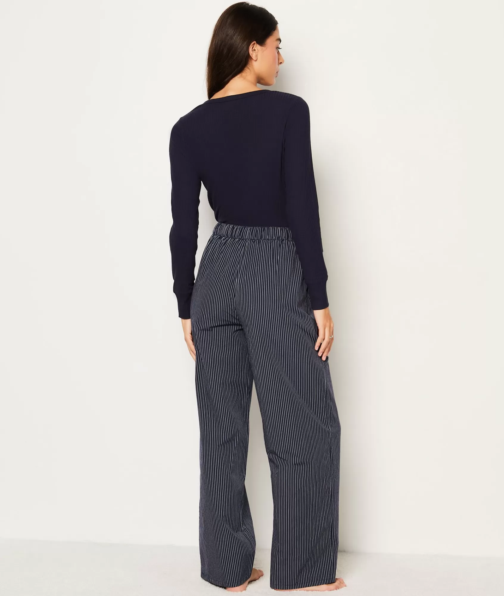 Etam Pyjama Bottoms>Striped Cotton Pyjama Bottoms