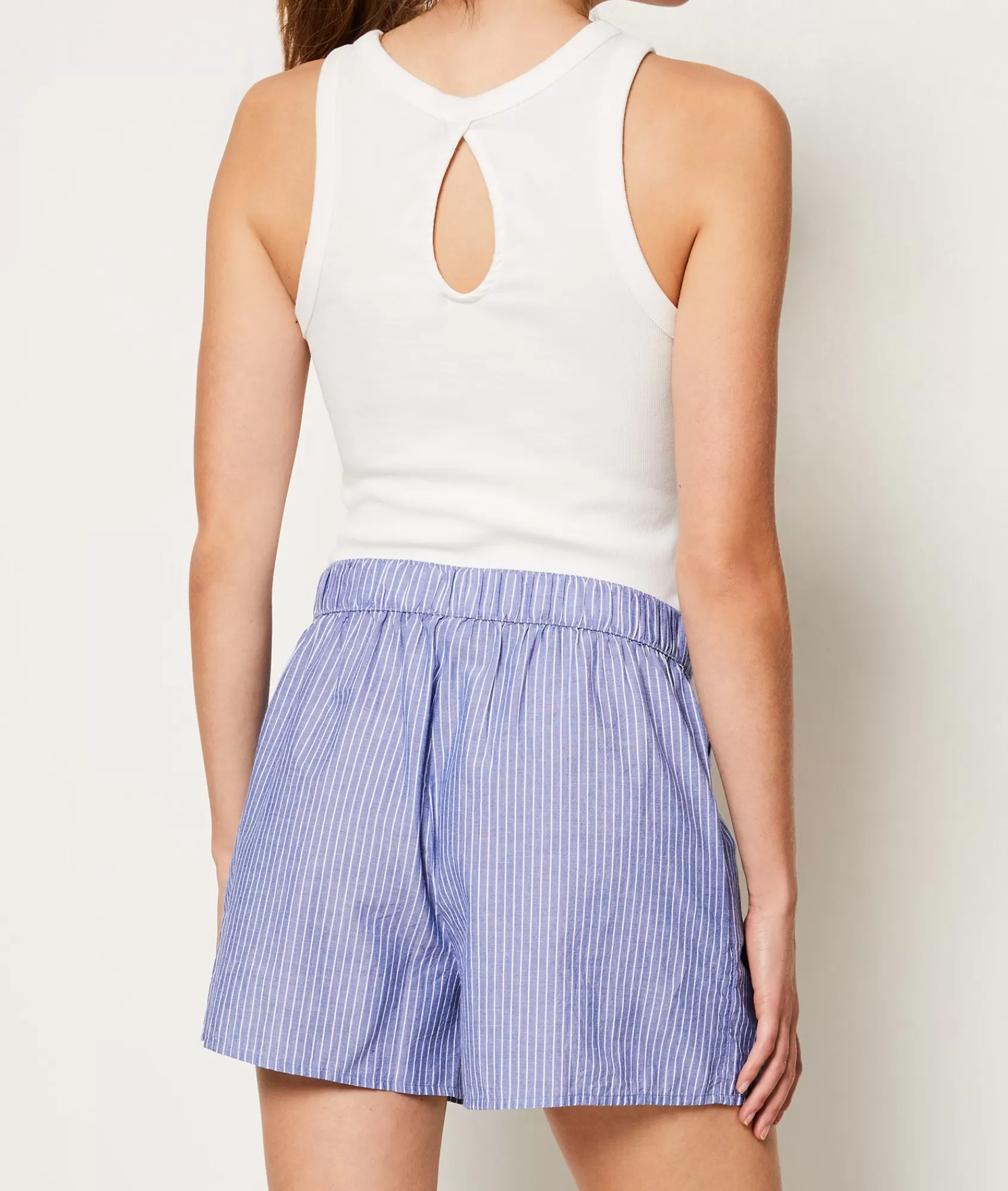 Etam Pyjama Bottoms>Striped Pyjama Shorts