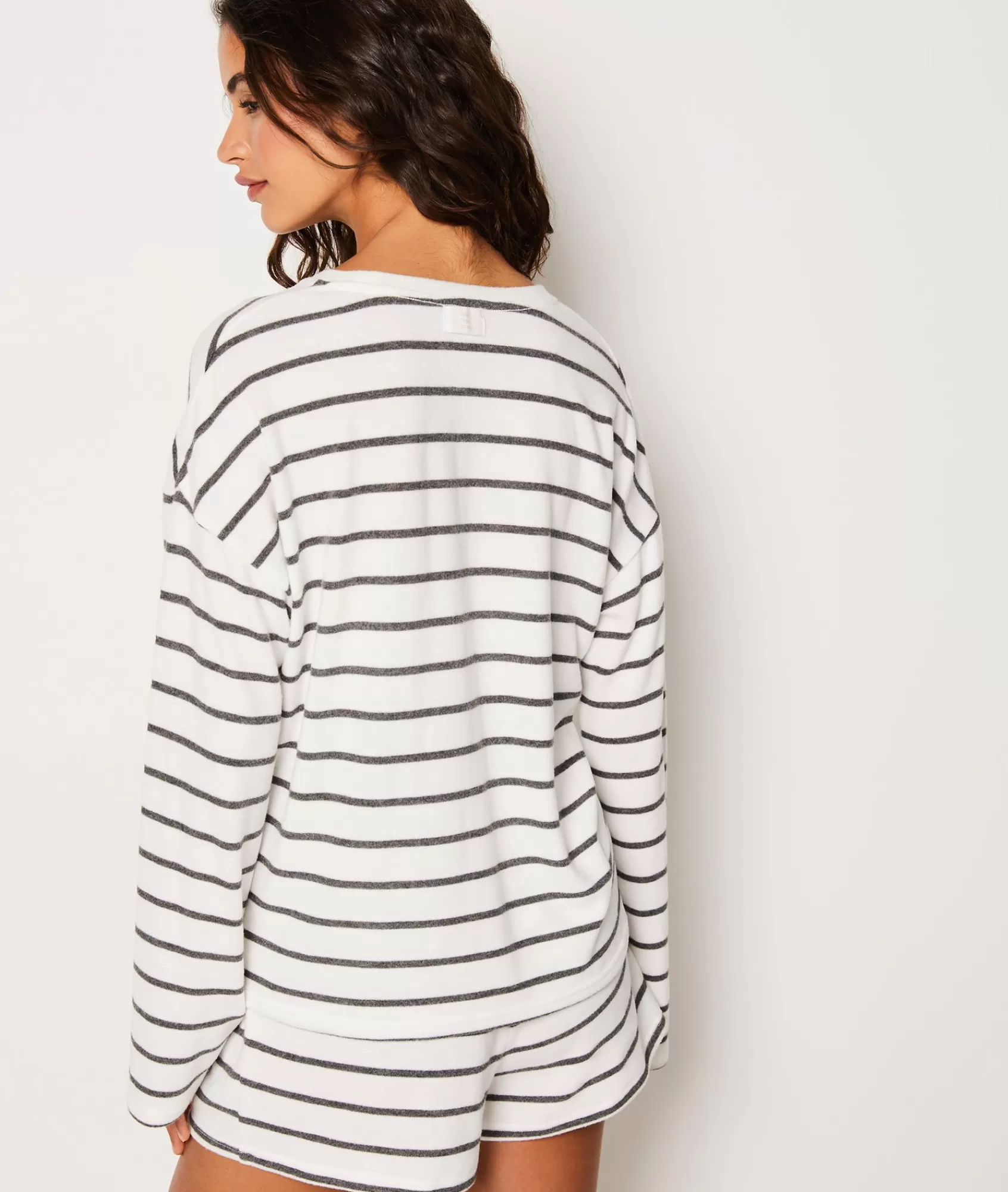 Etam Loungewear | Pyjama Ponchos, Sweatshirts & Jackets>Striped Pyjama Sweatshirt
