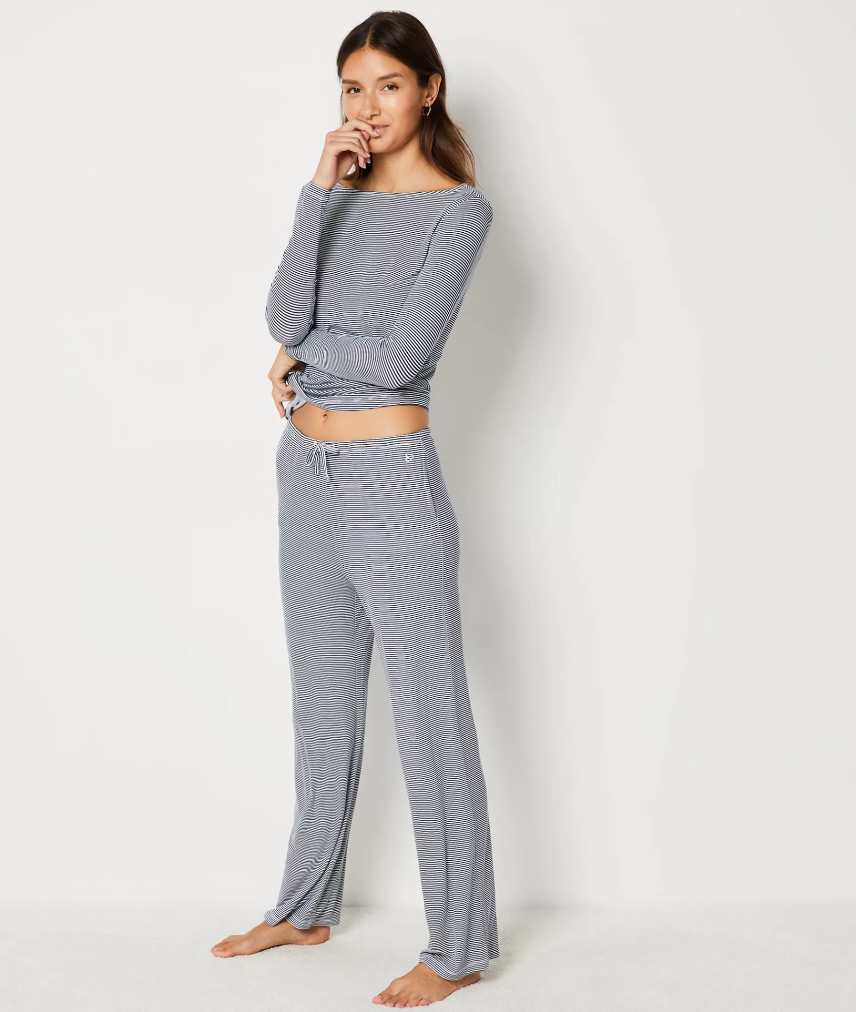 Etam Pyjama Bottoms>Striped Pyjama Trousers