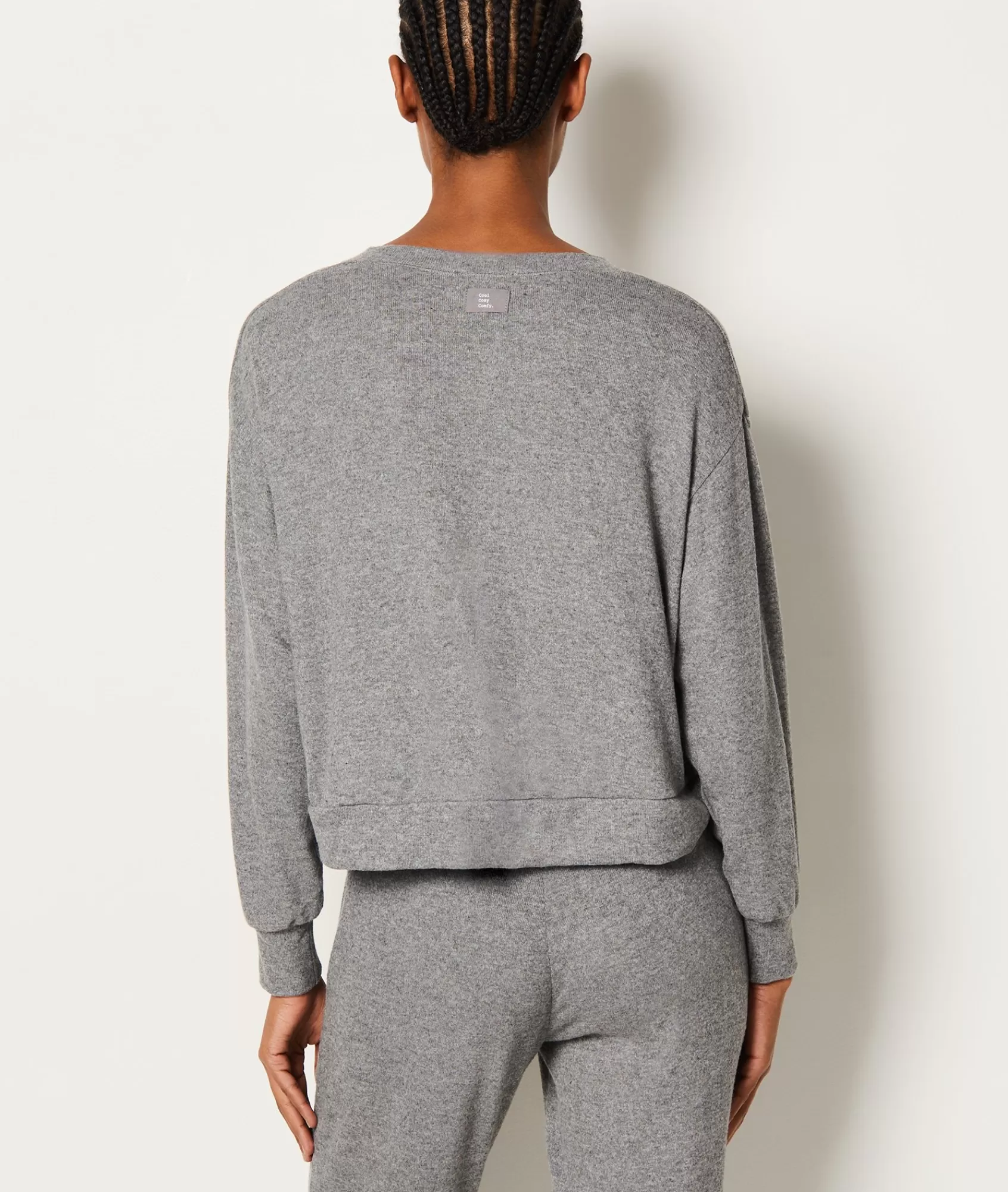 Etam Loungewear | Pyjama Ponchos, Sweatshirts & Jackets>Sweat de pyjama col V