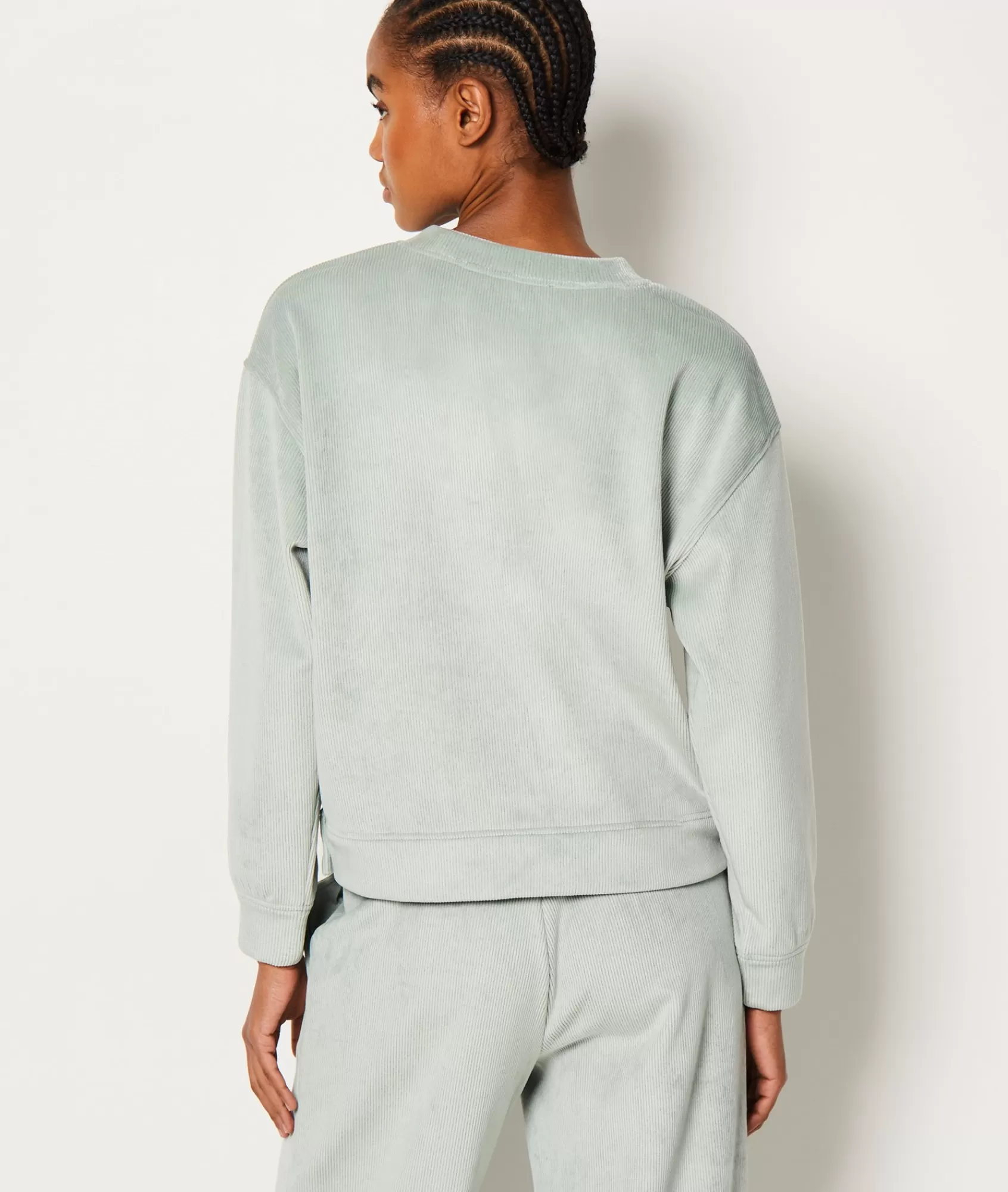 Etam Loungewear | Pyjama Ponchos, Sweatshirts & Jackets>Sweat de pyjama côtelé