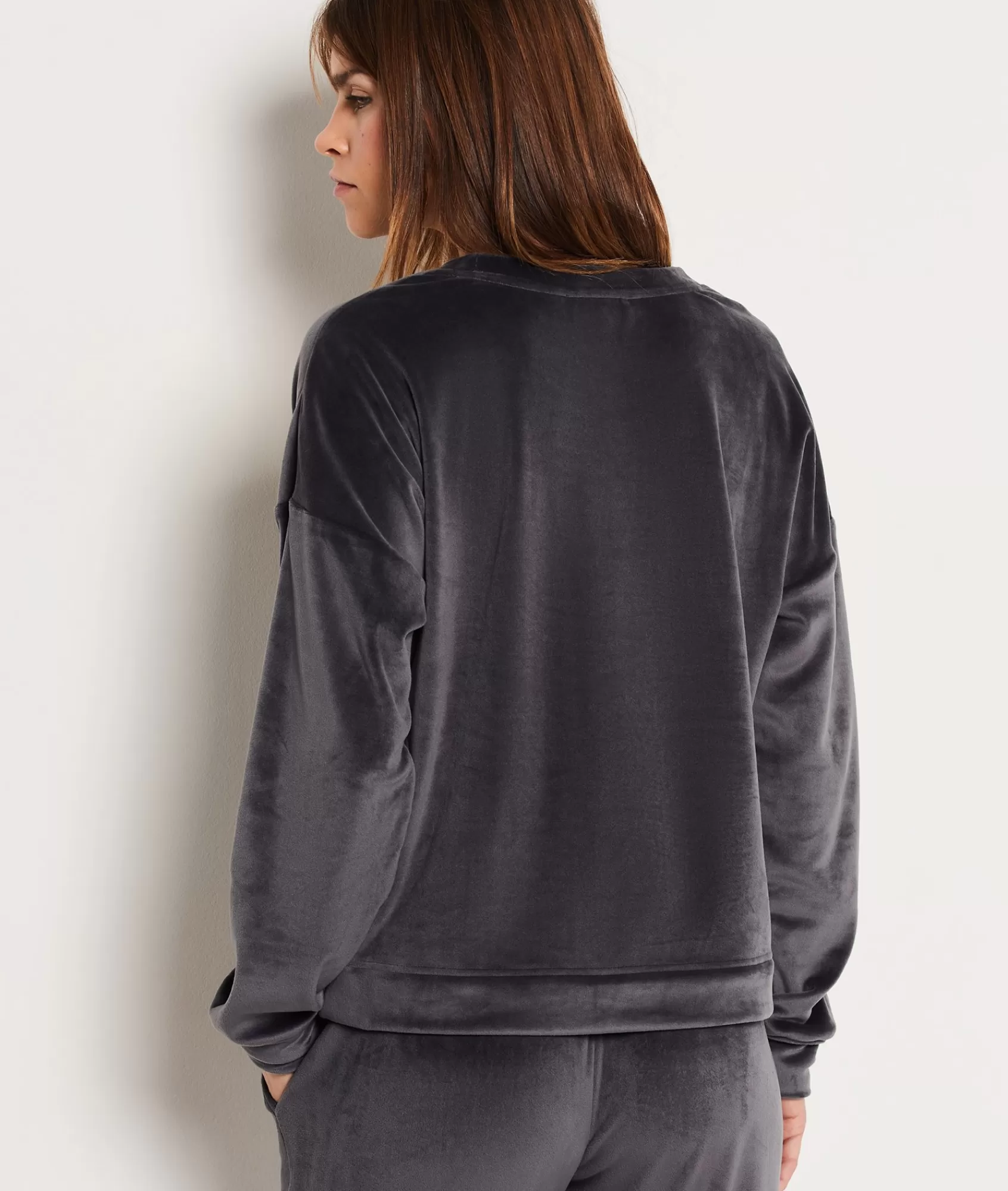 Etam Loungewear | Pyjama Ponchos, Sweatshirts & Jackets>Sweat de pyjama en velours